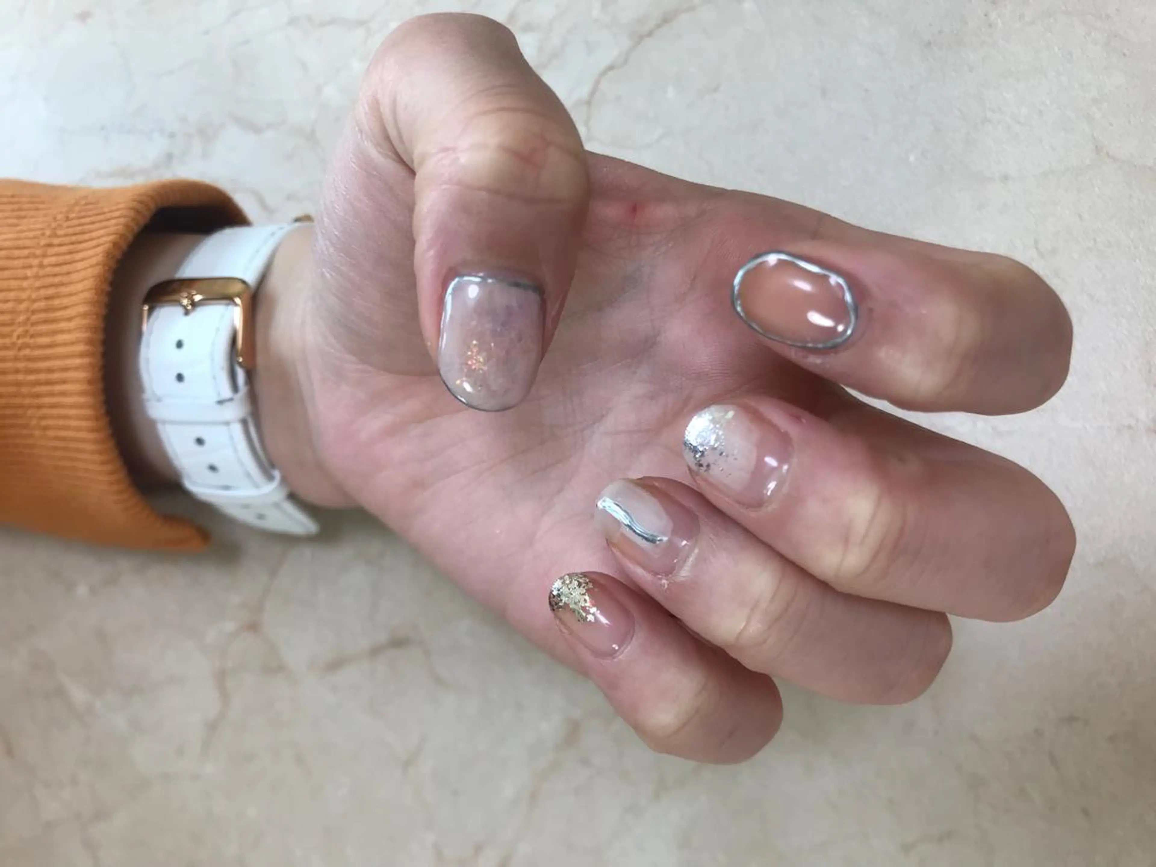 ネイル ニュアンスネイル mellow mのネイルデザイン