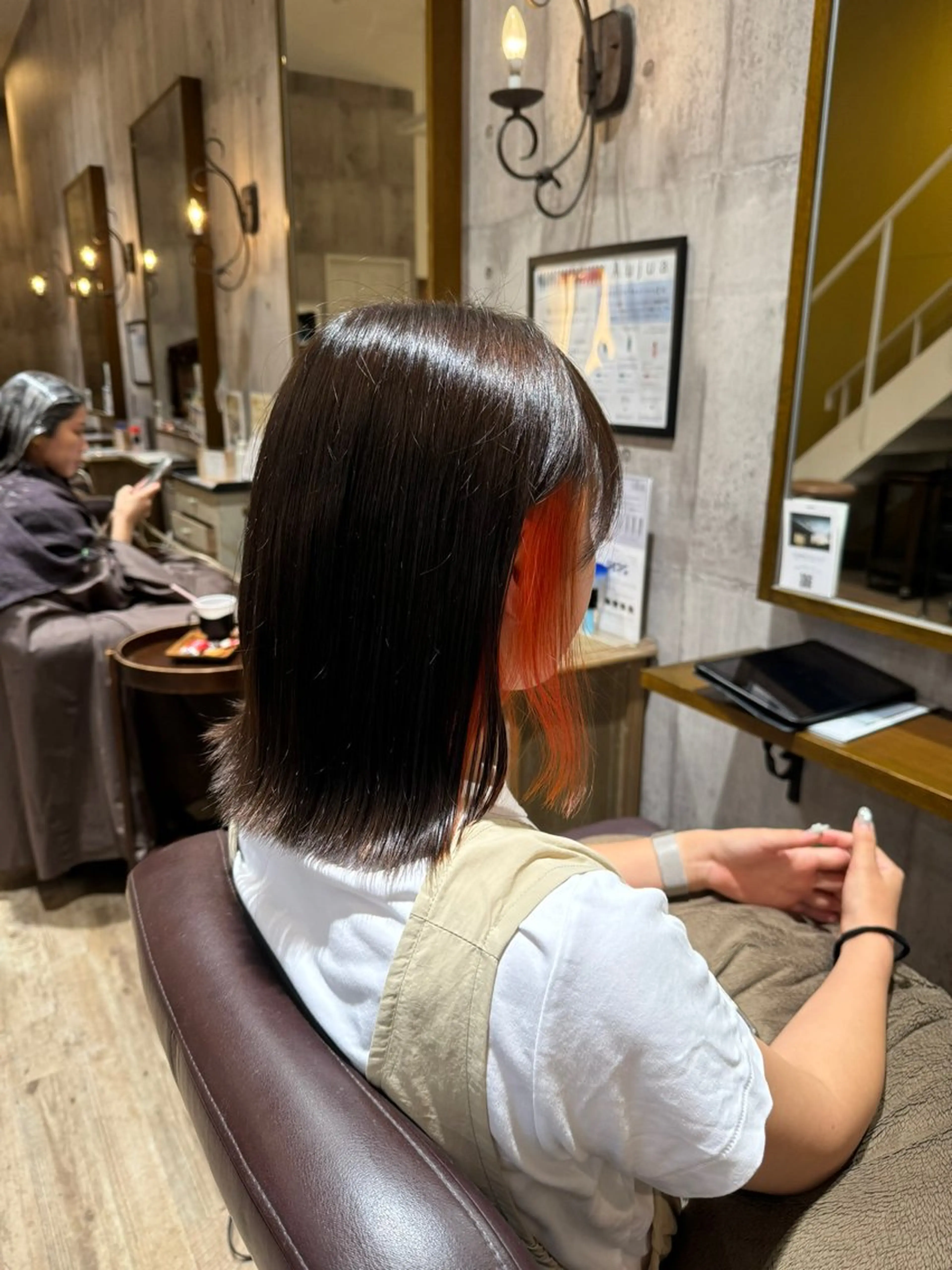 【平日限定 minimo限定クーポン】1ランクアップ外国人風カラー🌈＋インナーカラー（ケアブリーチ込）✨+潤いtrの写真