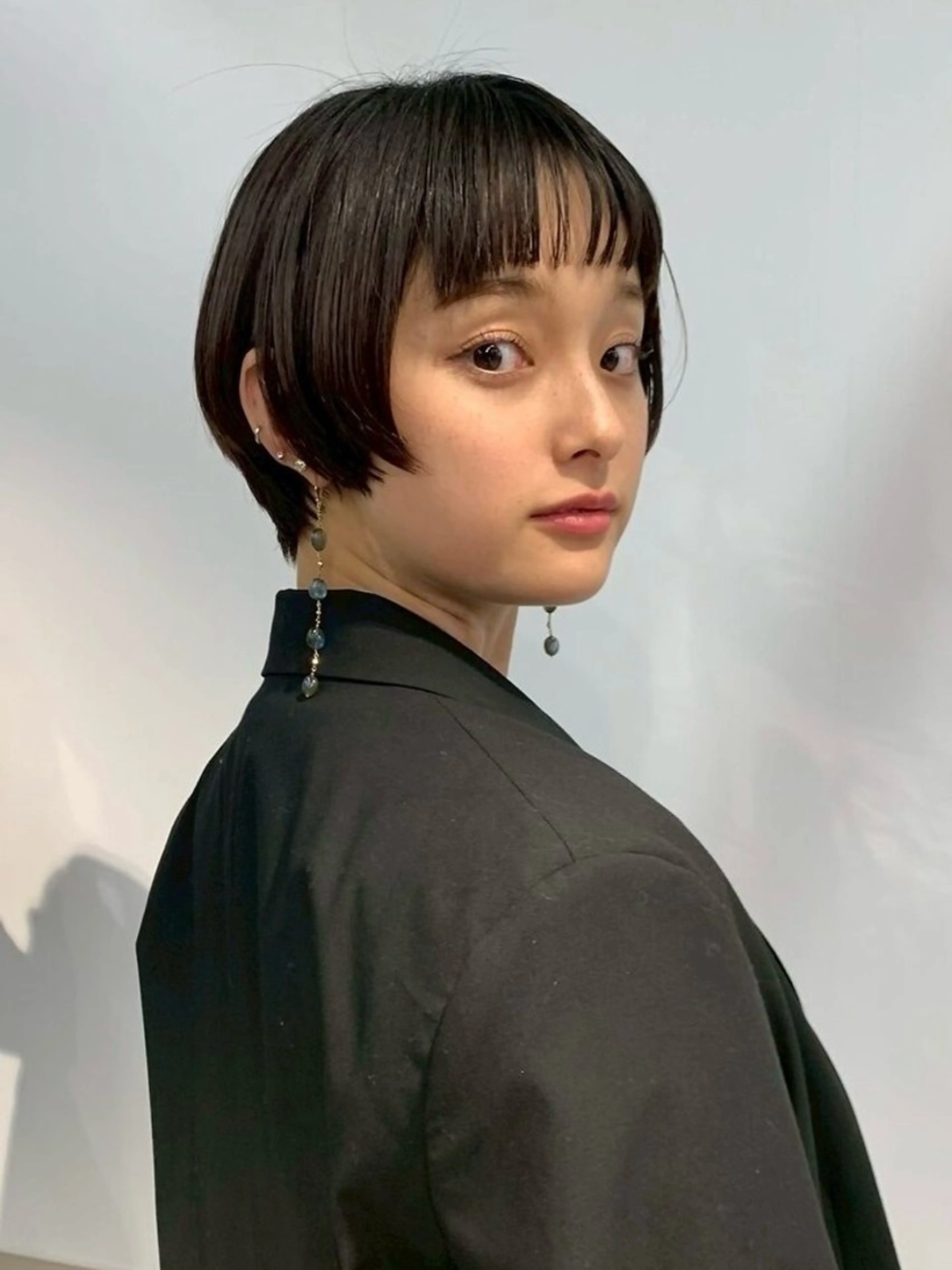 ショート くせ毛 薬院浄水通/ショート /ボブ/rukaのヘアスタイル