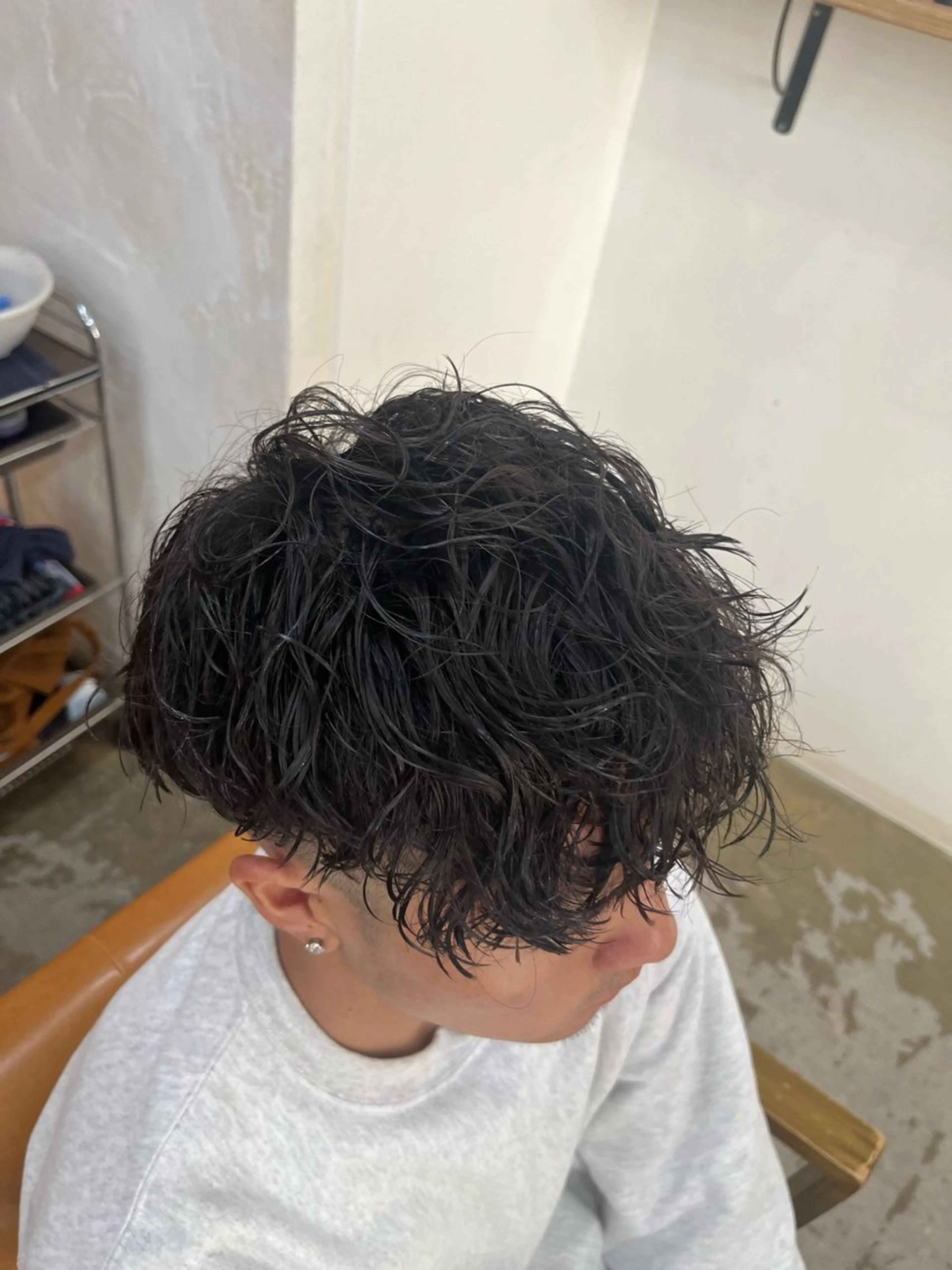 パーマ メンズ メンズハイライト メンズパーマ スペインカール スパイキーショート メンズツイストパーマ カット パーマ 💇メンズパーマ💇 木村賢司のヘアスタイル
