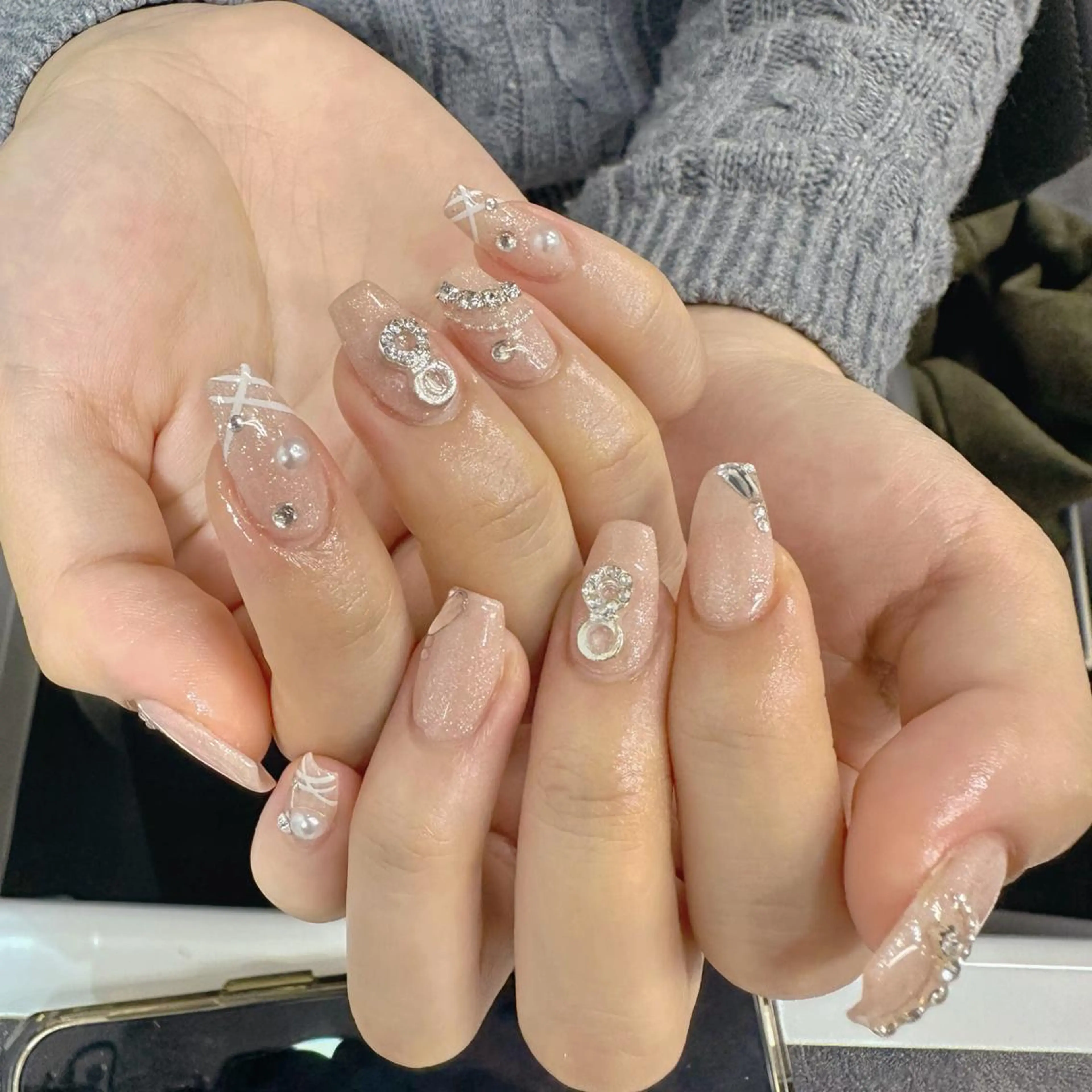 ネイル ハンドネイル ハンドケア Diamond 🚢のネイルデザイン