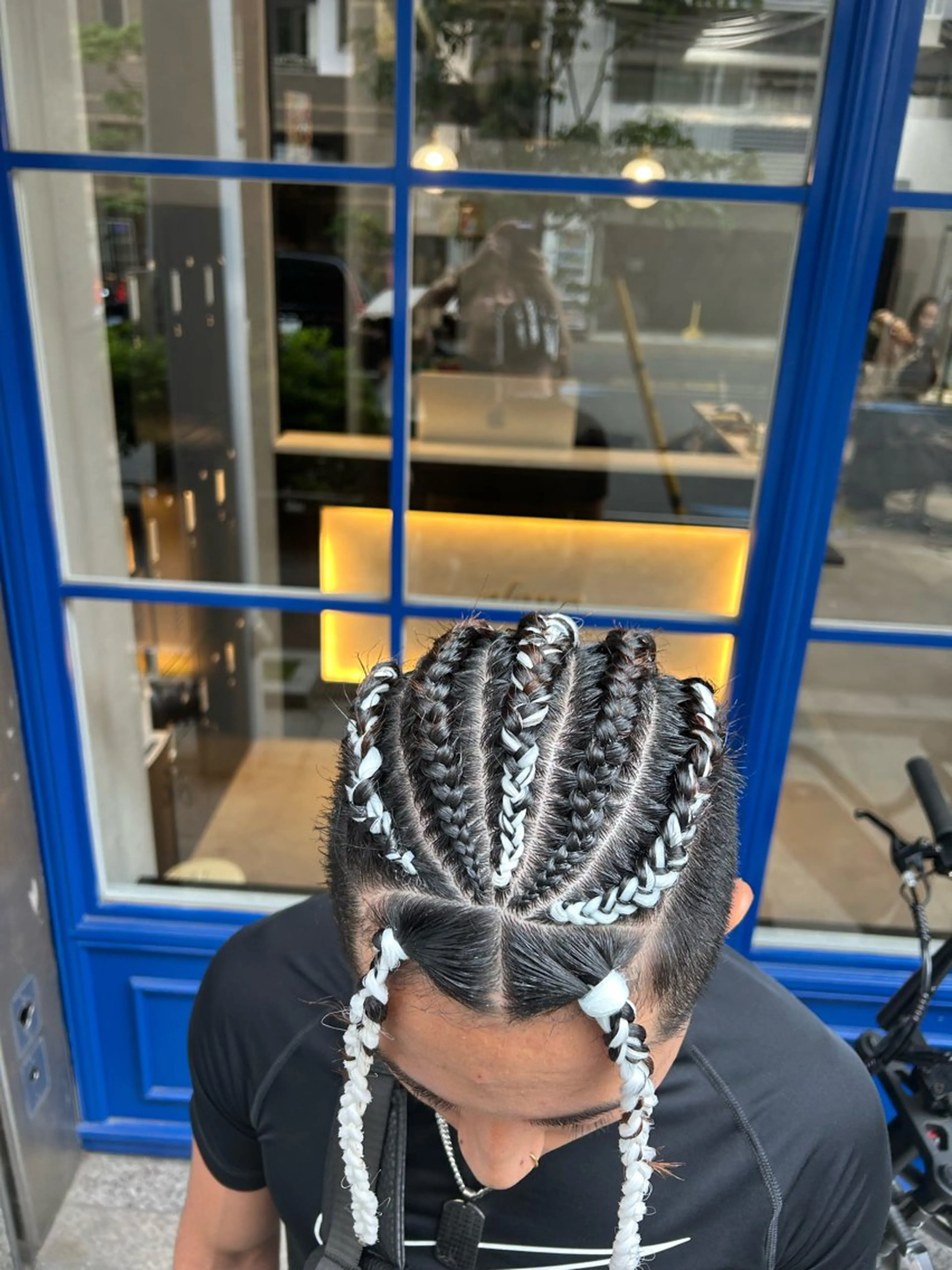 ミディアム ヘアアレンジ メンズ エクステ ブラックヘア🧜‍♂ 😈itsuki👿のヘアスタイル