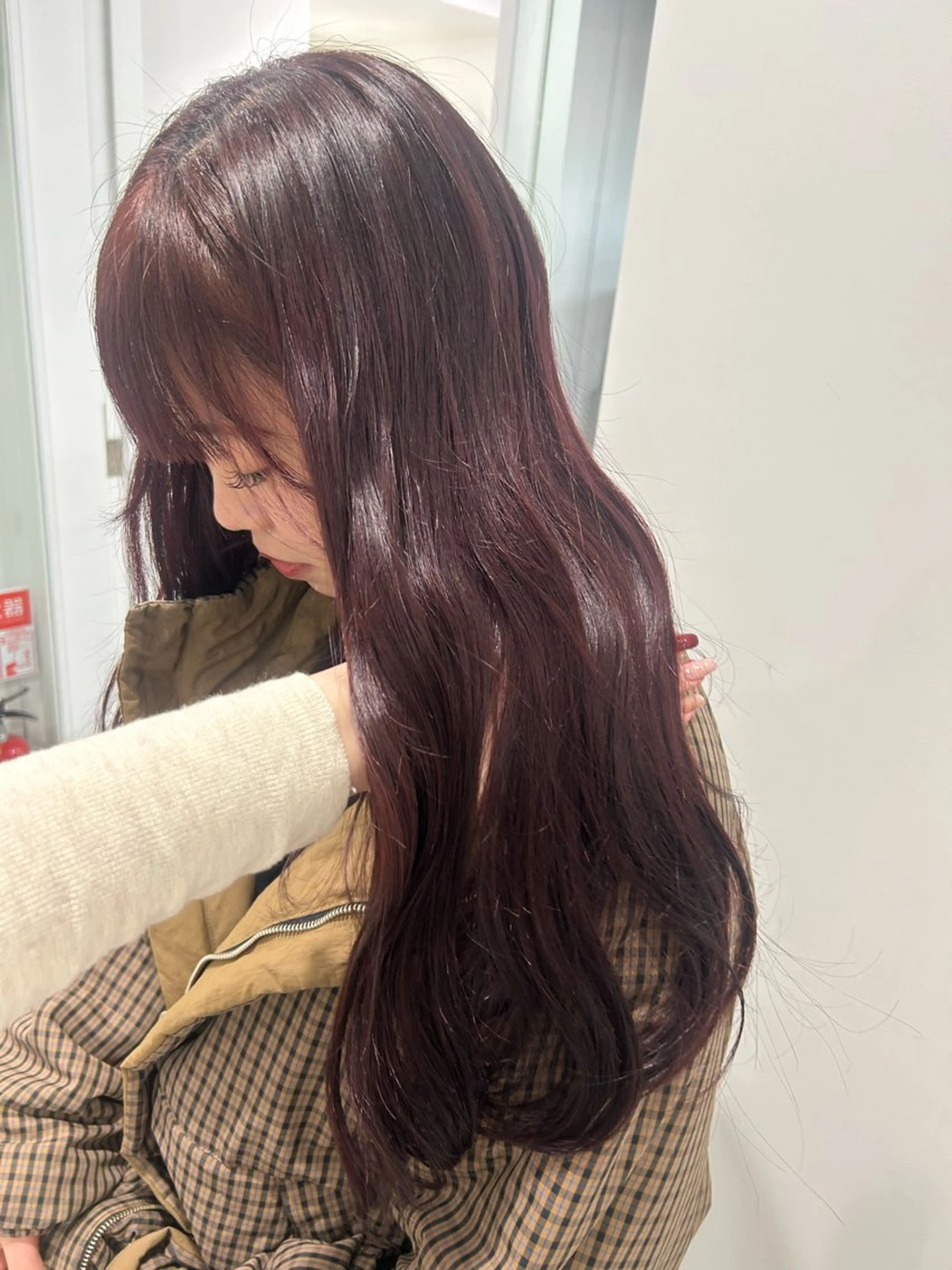 ロング カラー ヘアカラー 愛結 暖色カラー🎀🩰のヘアスタイル