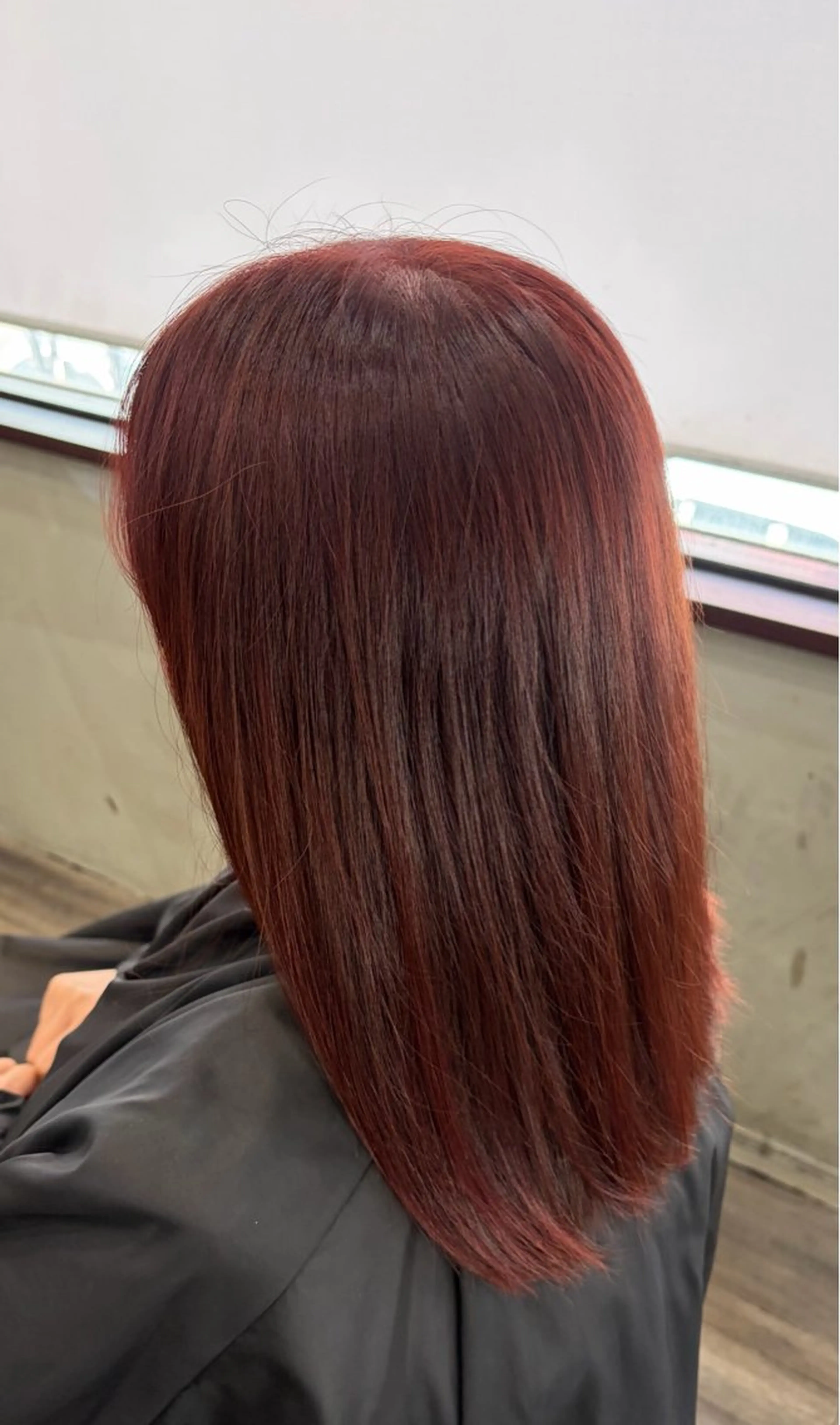 ブリーチなしのダブルカラーの写真