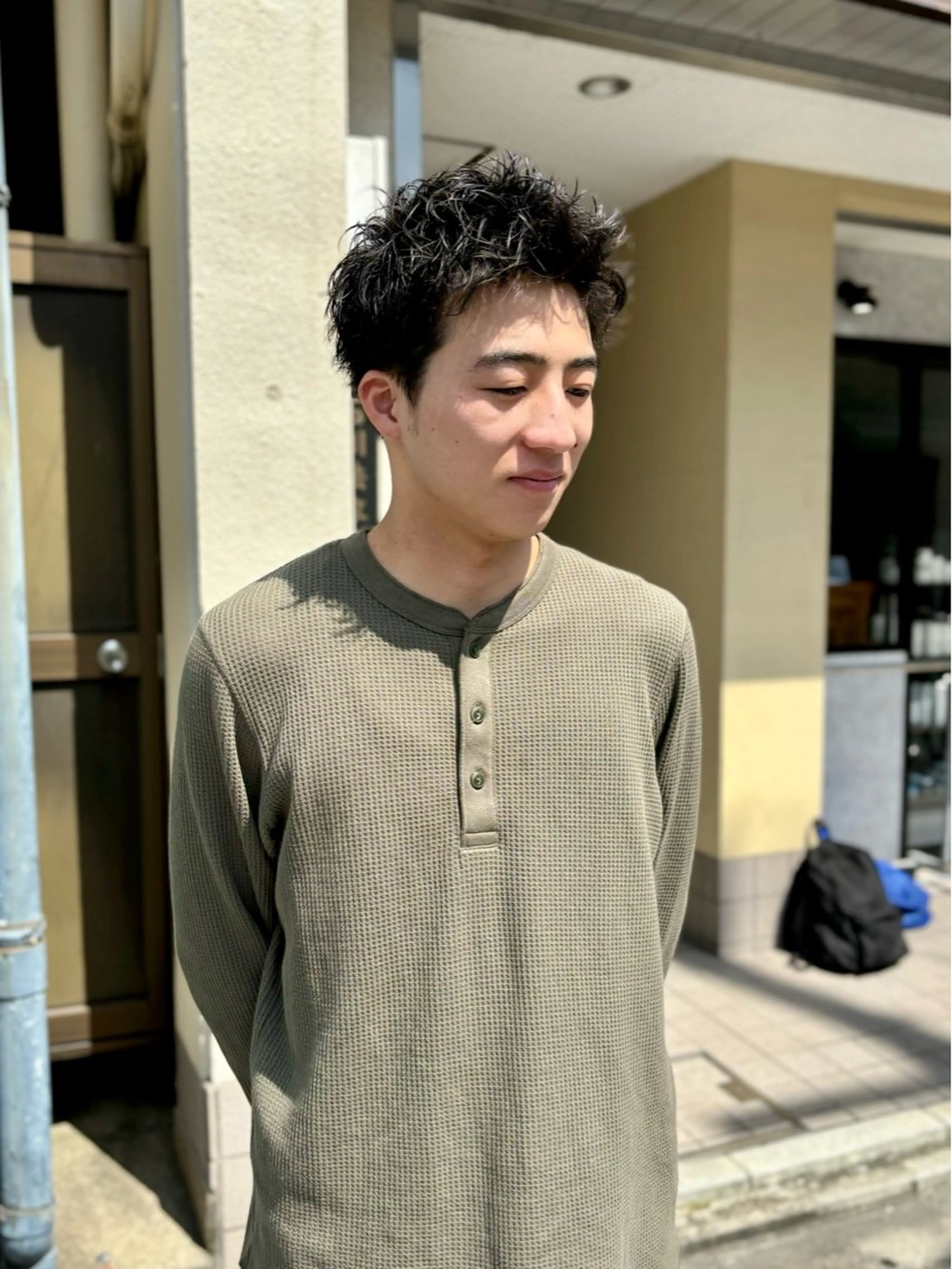 メンズ スパイキーショート カット ヘアカラー トリートメント darts所属・マツダ レンのヘアスタイル