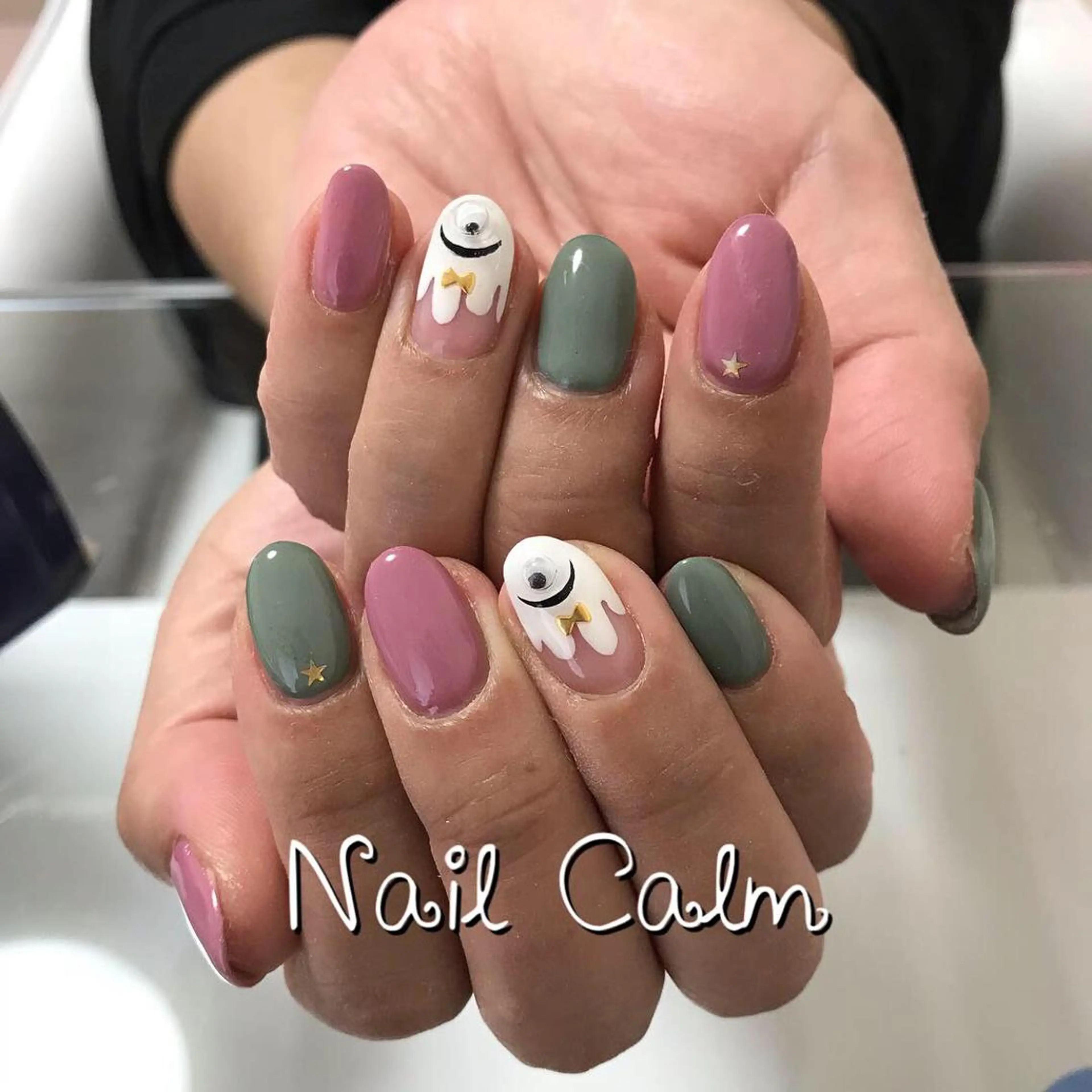 ネイル ハロウィン ハンドネイル Nail Calm所属・プライベートサロン Calmのネイルデザイン