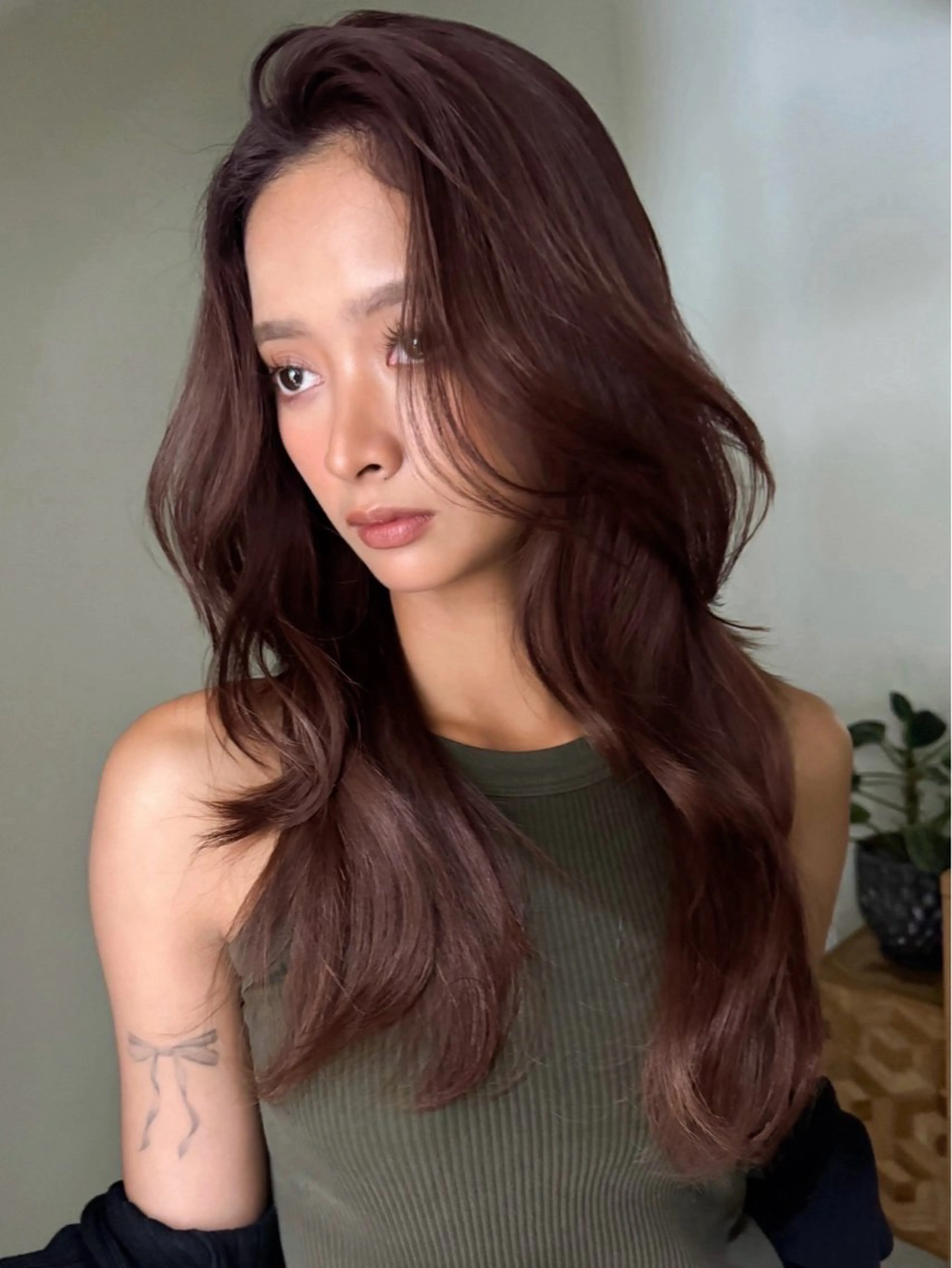 ロング カラー ヘアカラー 韓国風/艶カラー/ 透明感/水野啓太のヘアスタイル