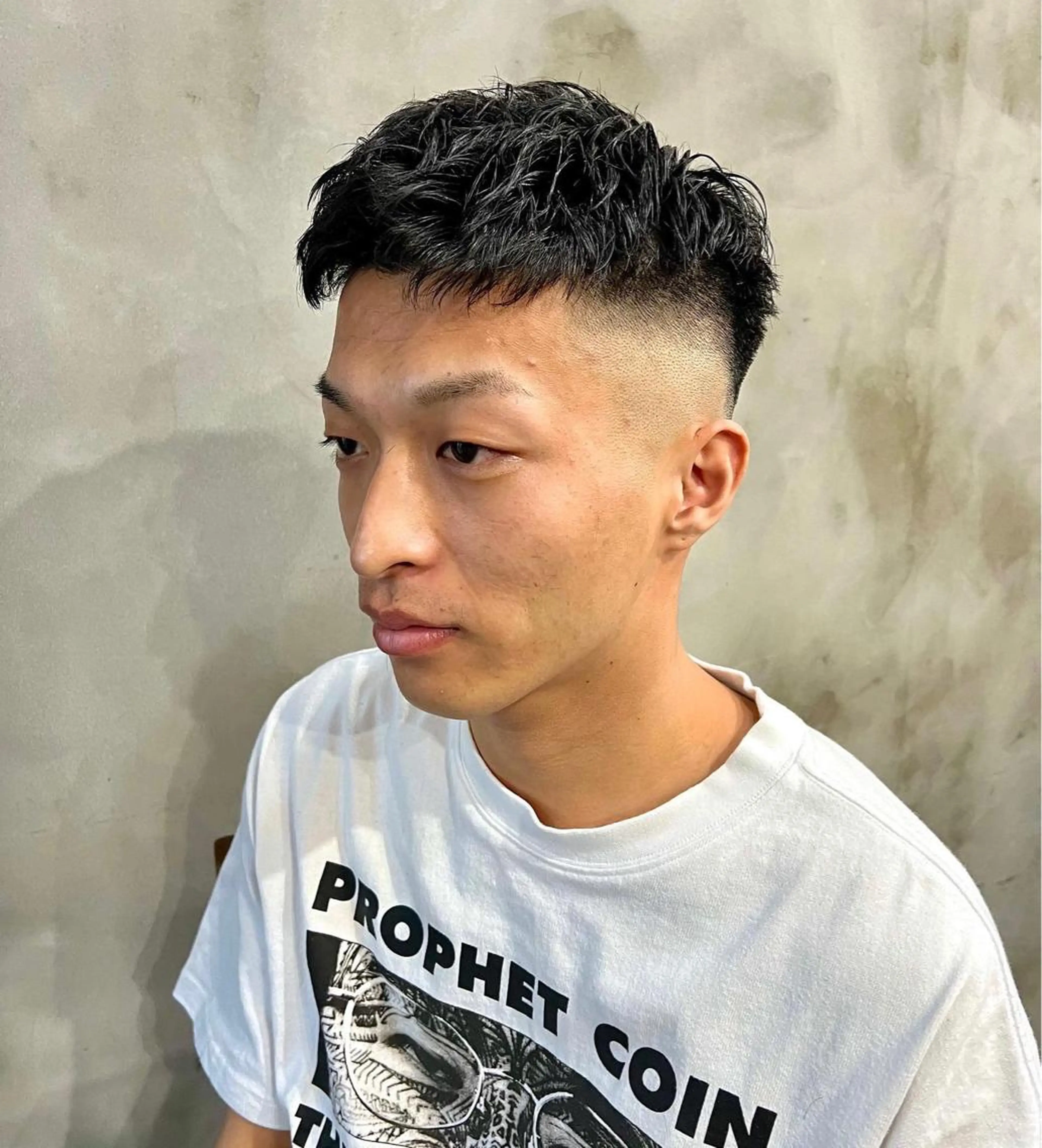 ショート メンズ カット 木村陸弥 似合わせ 透明感カラー🌿のヘアスタイル