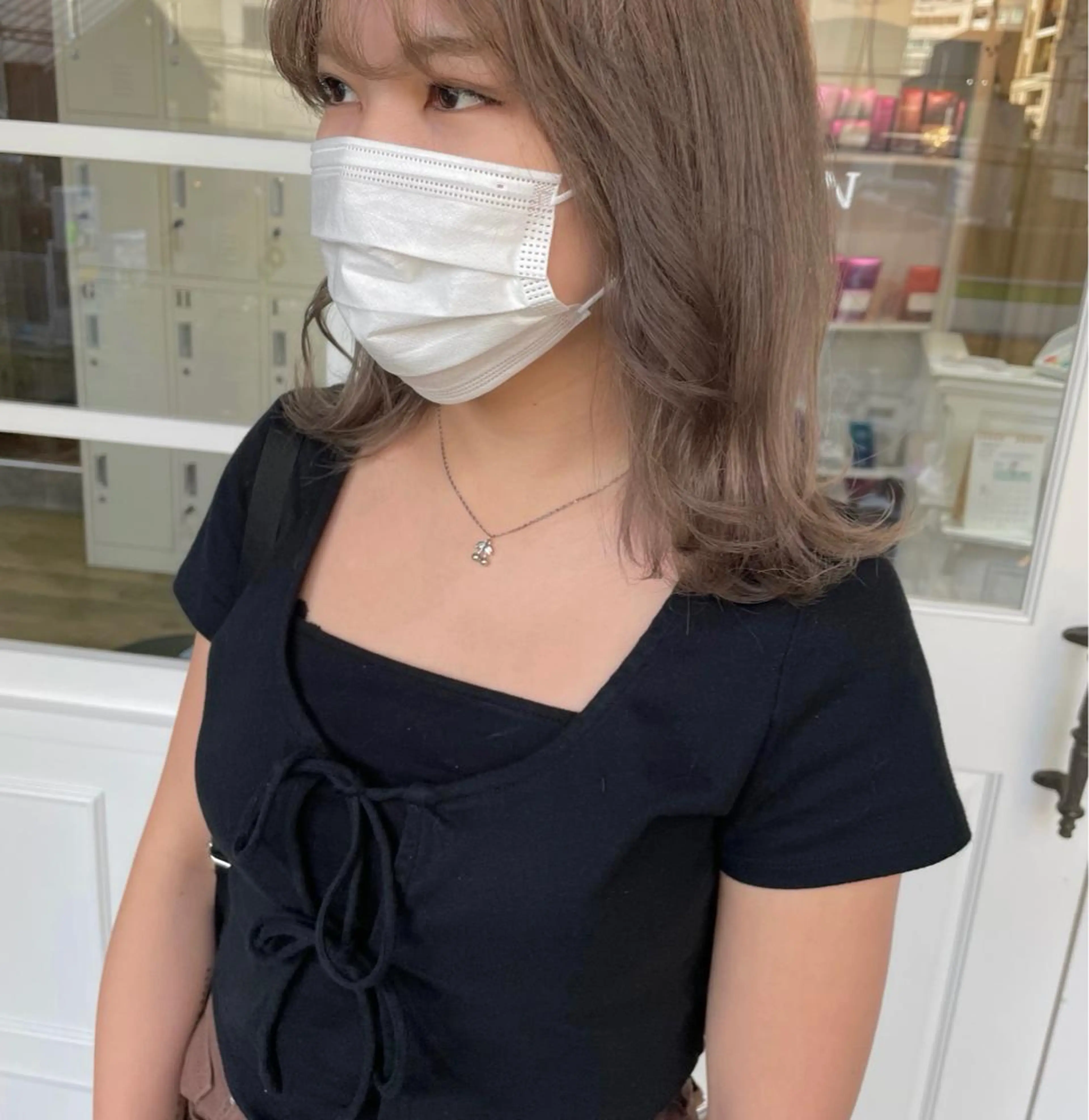 ミディアム カラー newi梅田🫧韓国 ヘア🫧sakiのヘアスタイル