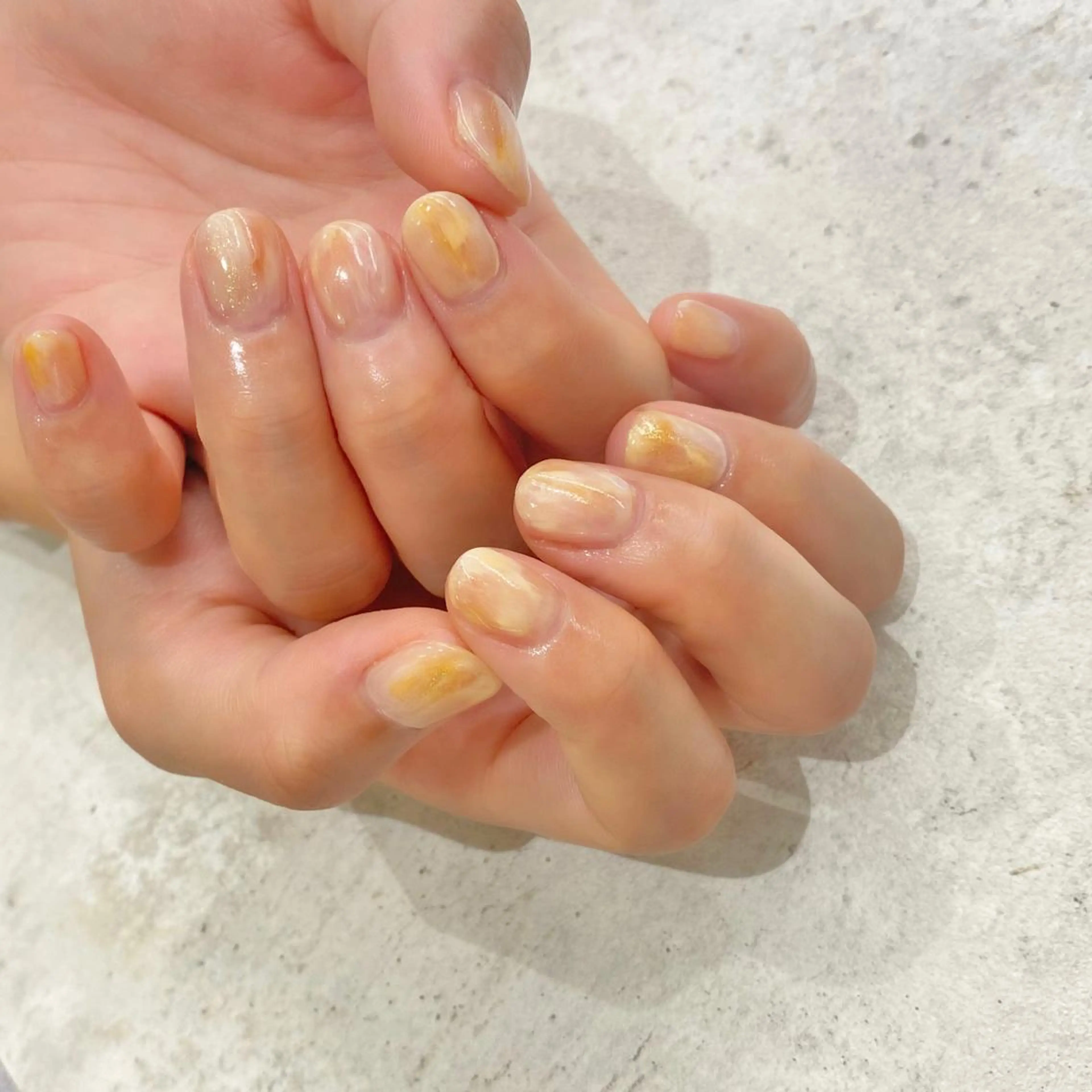 ネイル ラメ(グリッター) Yuriko Omi パラジェル/渋谷のネイルデザイン