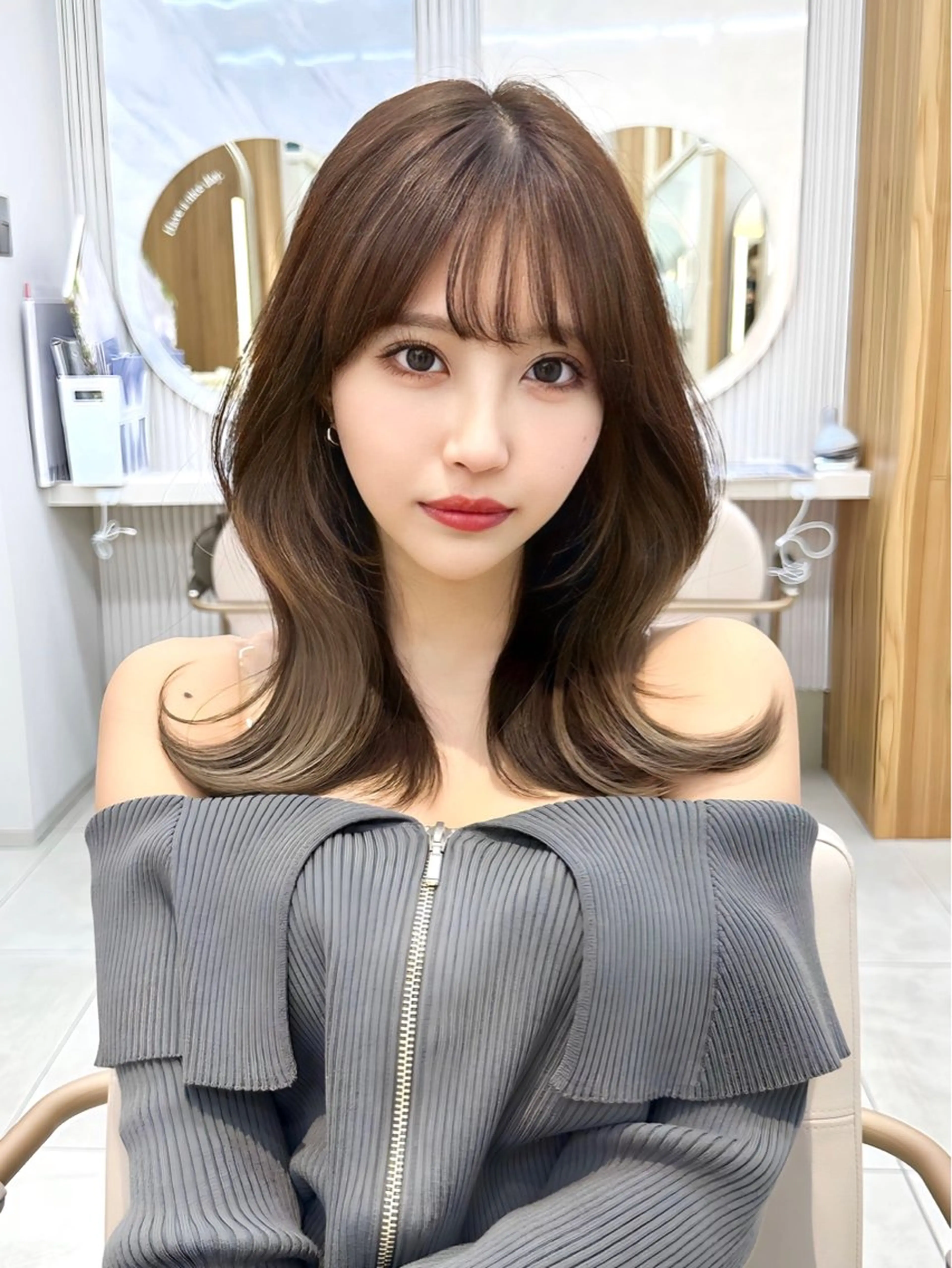 【😳韓国から遂に上陸最高級ケラチンTR🩷】全体カット🇰🇷➕髪質改善AYUNCHE 5stepトリートメント🫧の写真