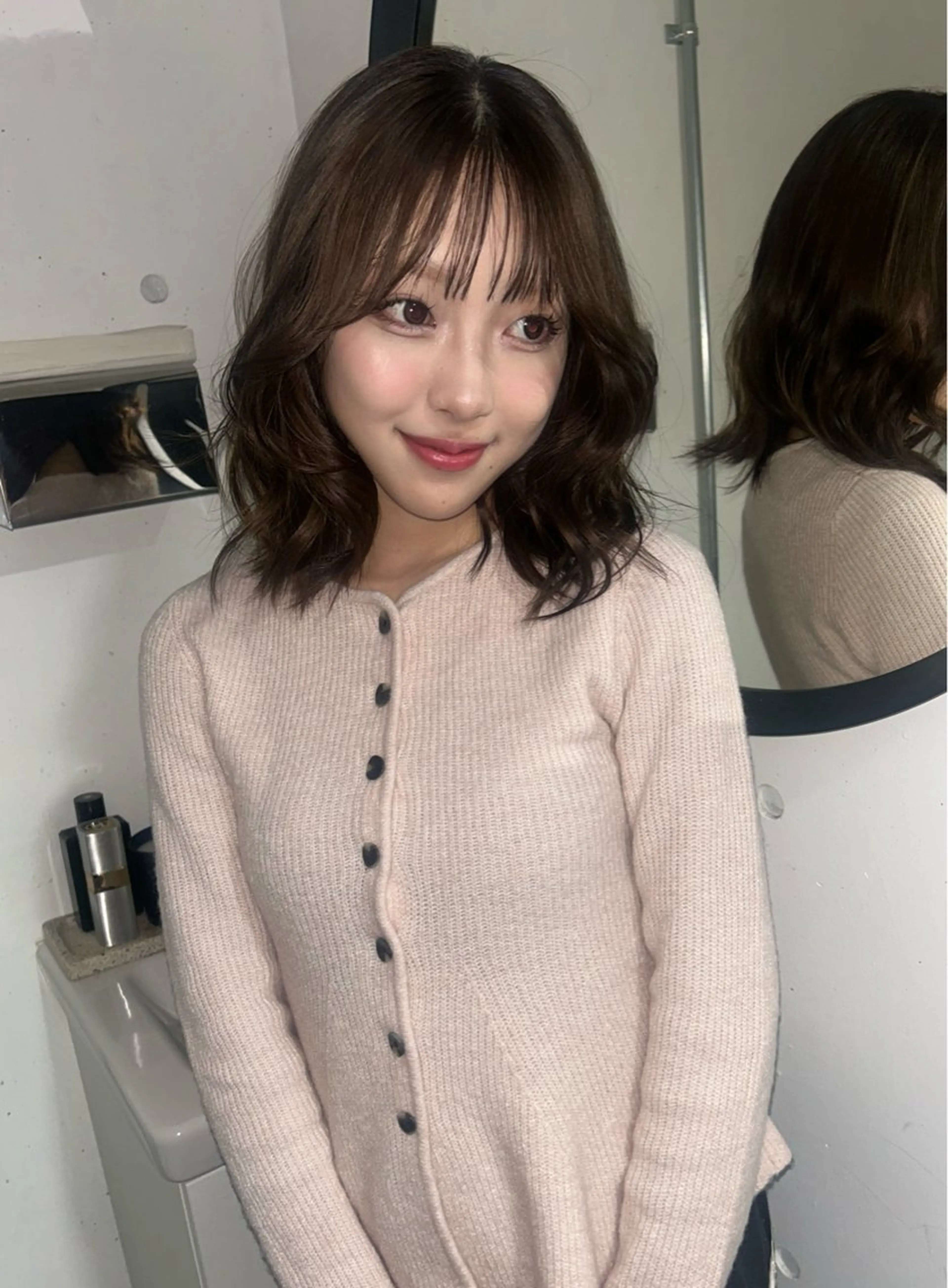 ミディアム ヘアカラー レイカ /ハイトーン/ボブ♪のヘアスタイル