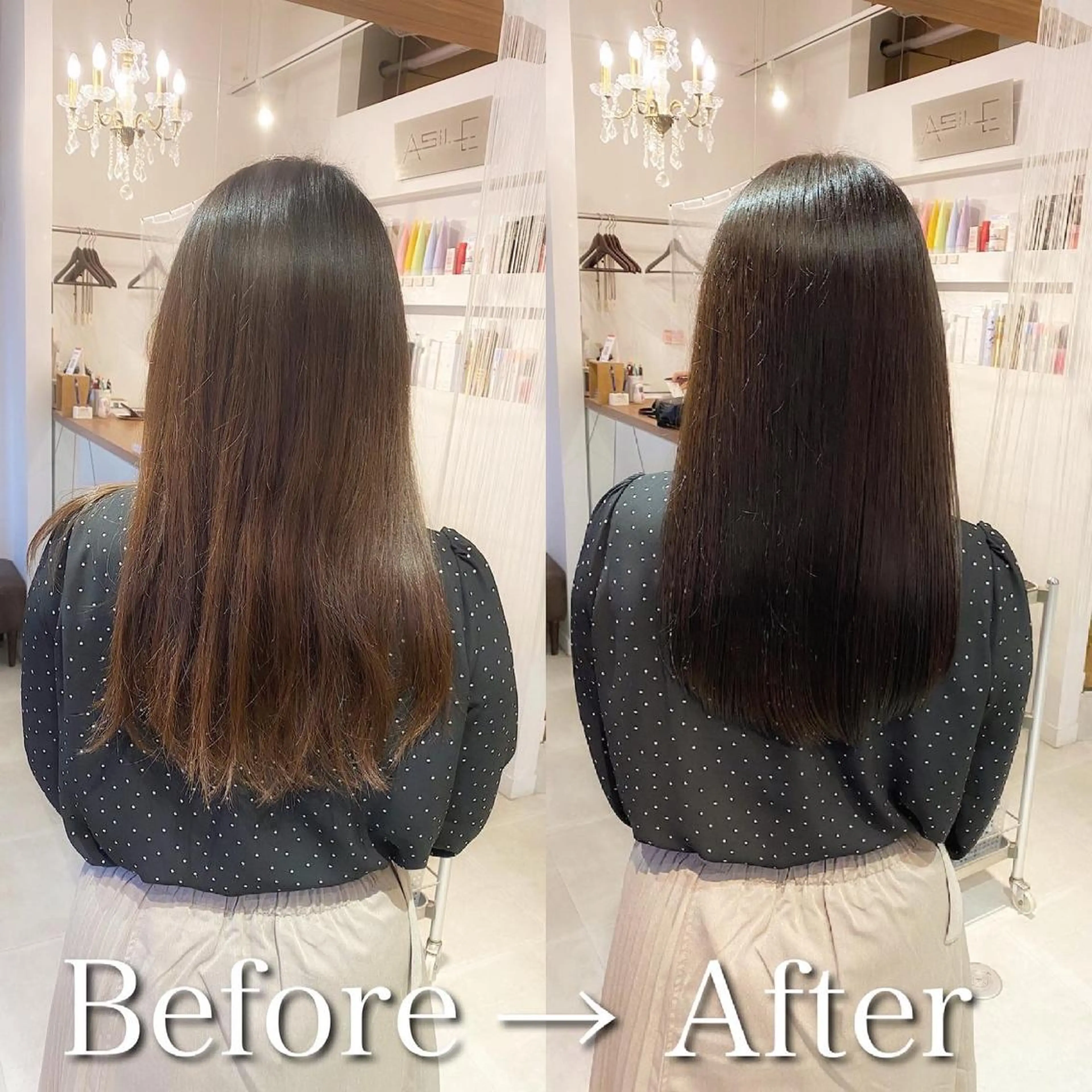 ロング カラー アッシュ アッシュブラウン ブラウンカラー 髪質改善 ロング SALOWIN 池袋Suite店所属・髪質改善特化 安東駿介のヘアスタイル