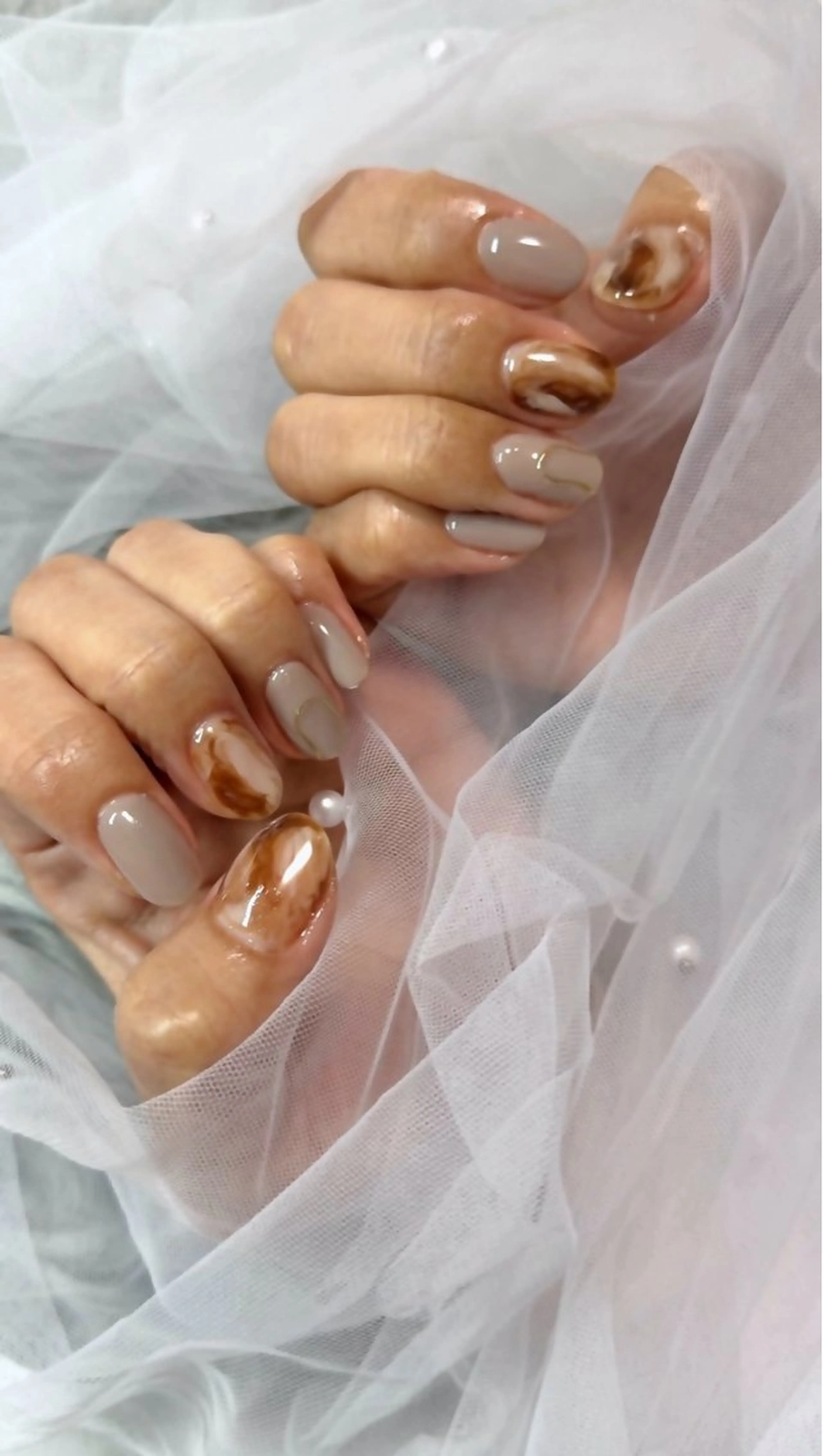 ネイル 持ち込み ハンドネイル Silk ＆.のネイルデザイン