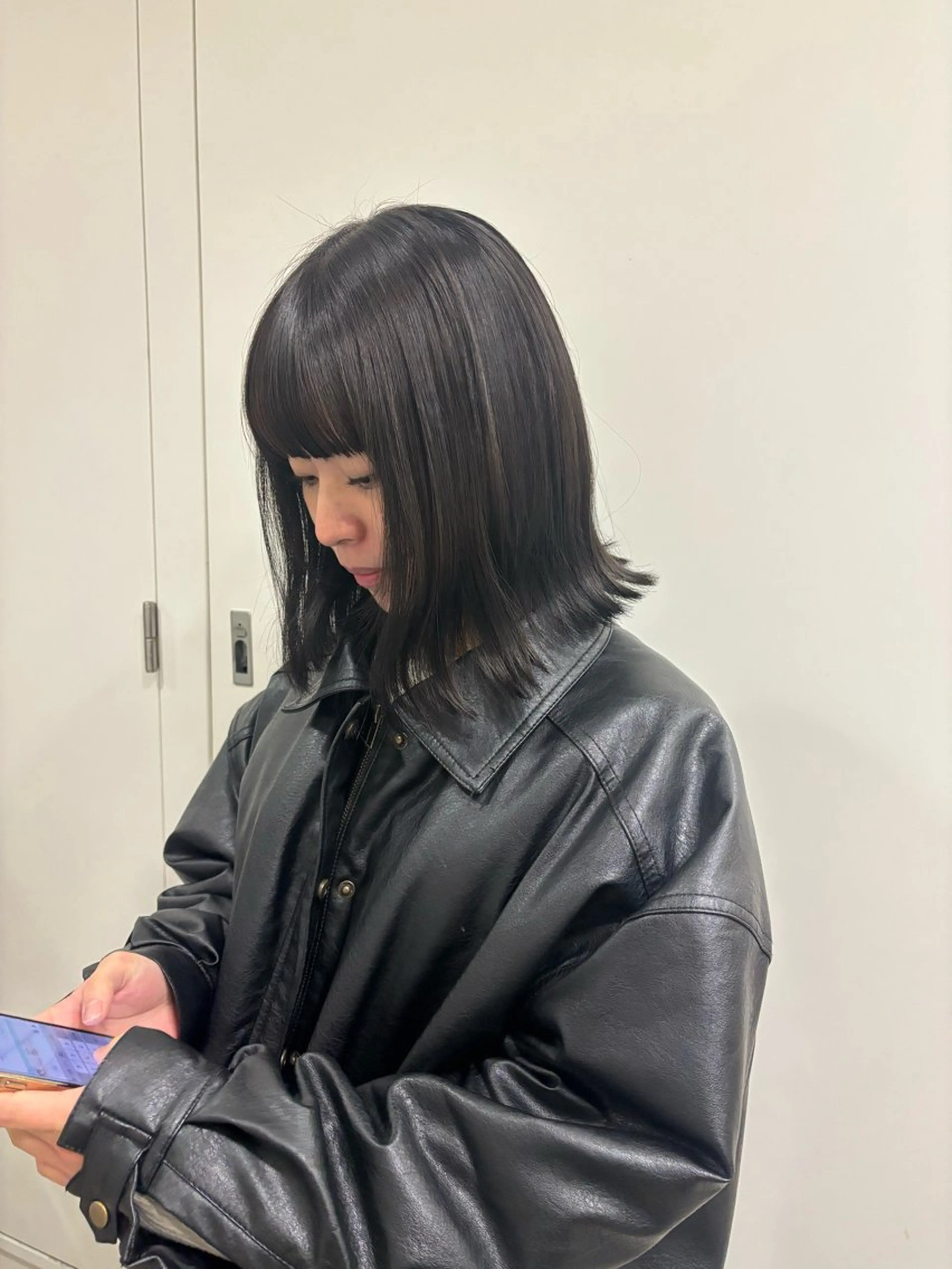 ミディアム カラー アスカ/ 武庫之荘美容室のヘアスタイル