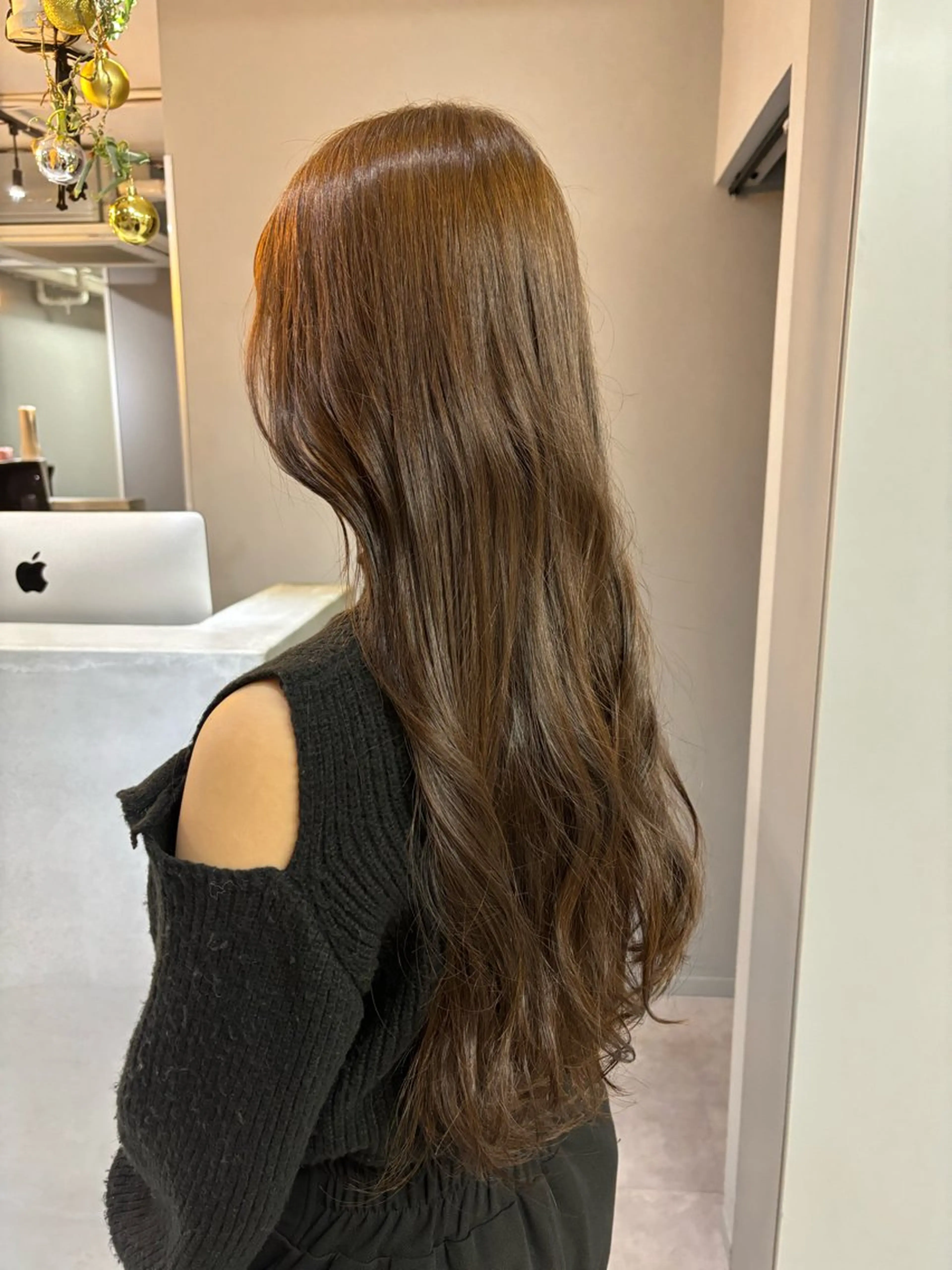 ロング カラー きよはらちさき🍑 柔らかカラー🌱🫧のヘアスタイル