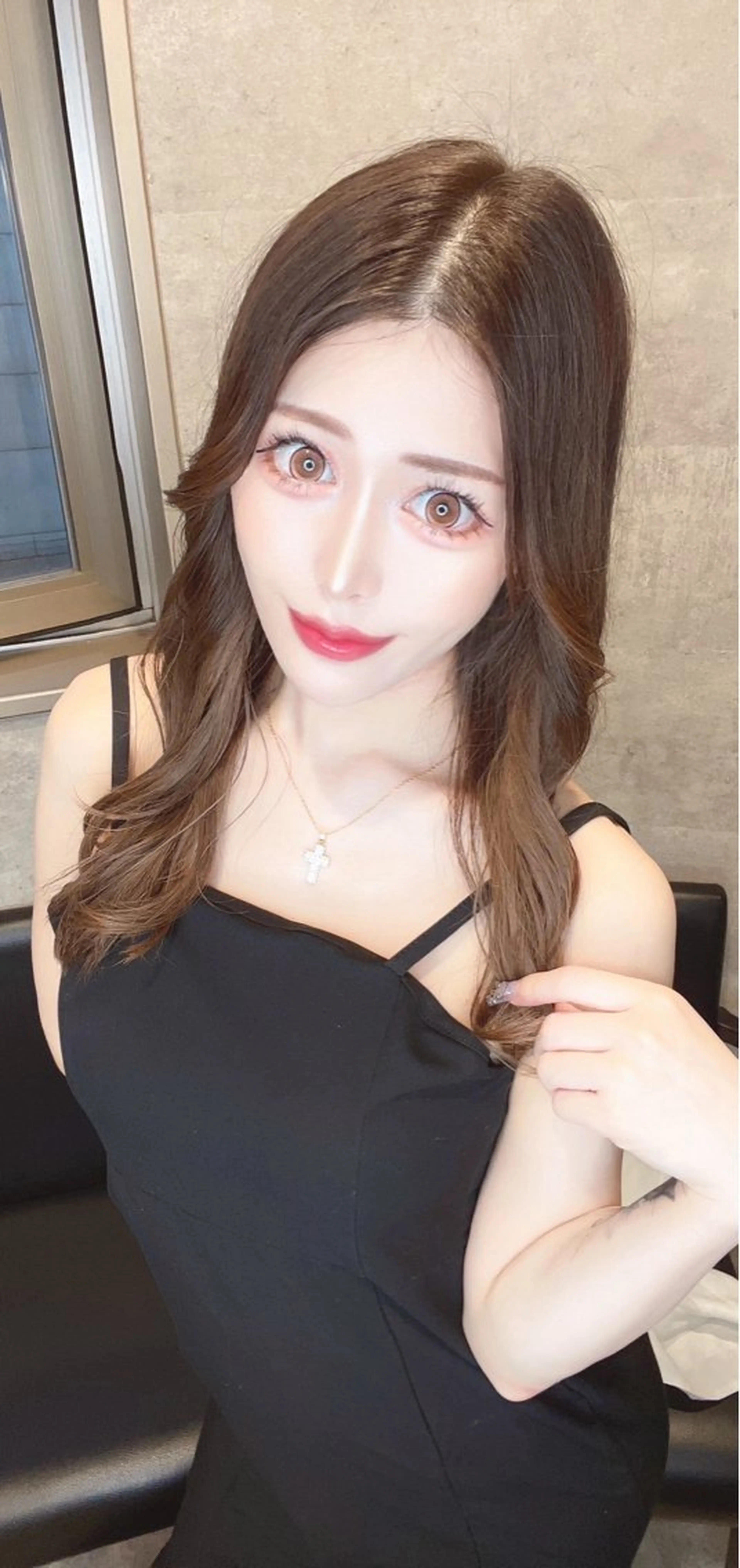 ロング カラー ダブルカラー 新宿のヘアスタイル