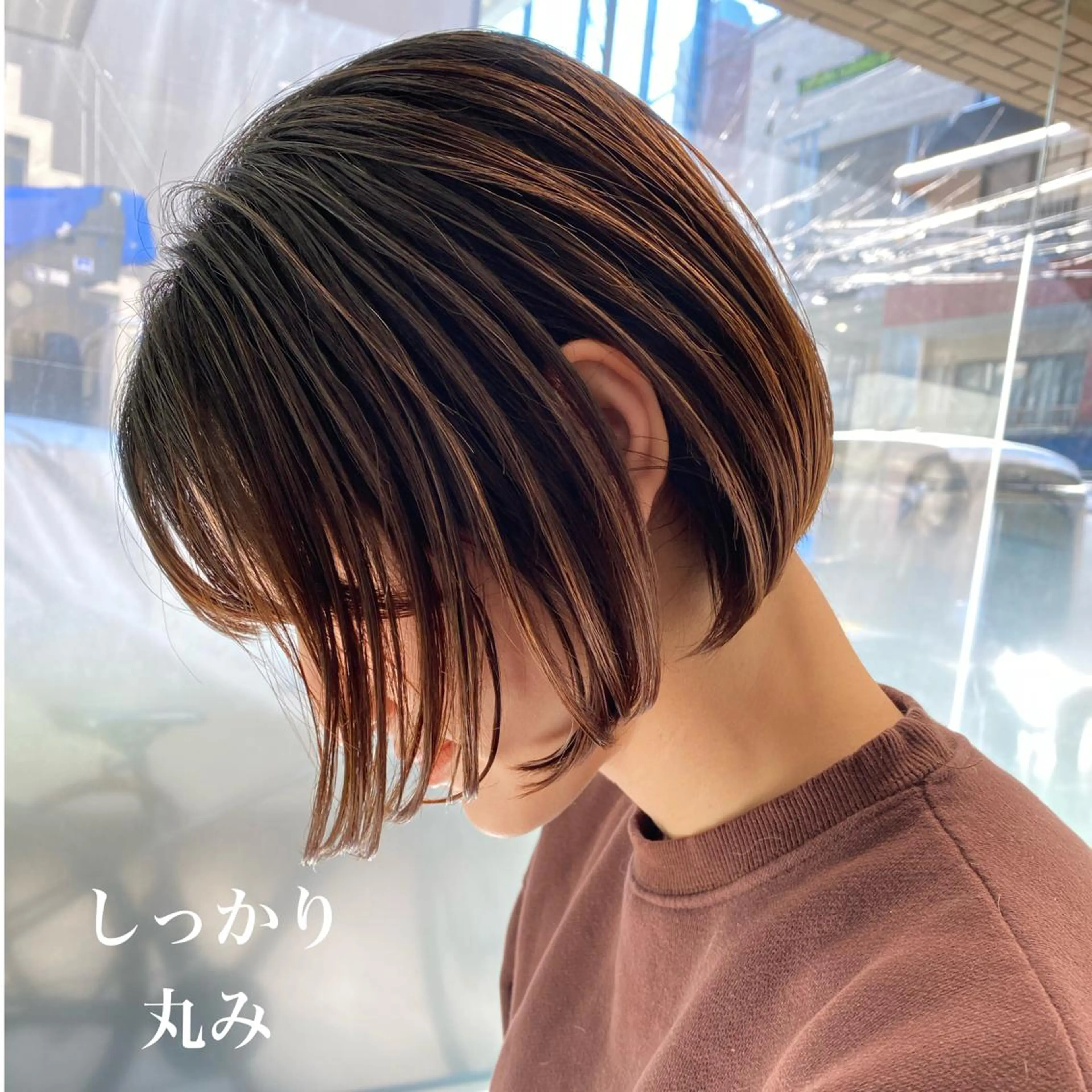 ミディアム カット VLOW nex the salon所属・韓国風/髪質改善/ ナガヤアキラのヘアスタイル