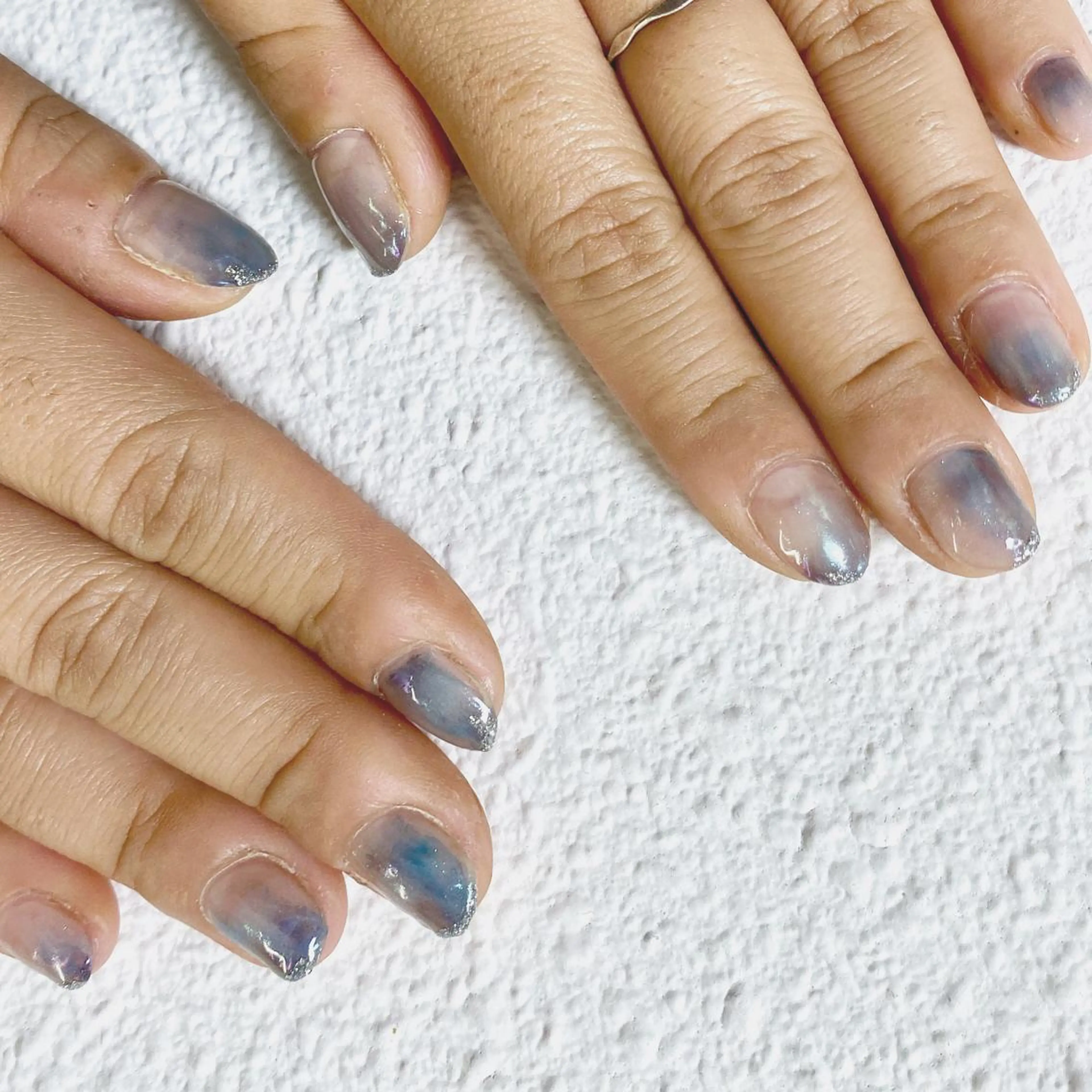 ネイル ミラーネイル ハンドネイル nable.所属・栗林 実莉のネイルデザイン