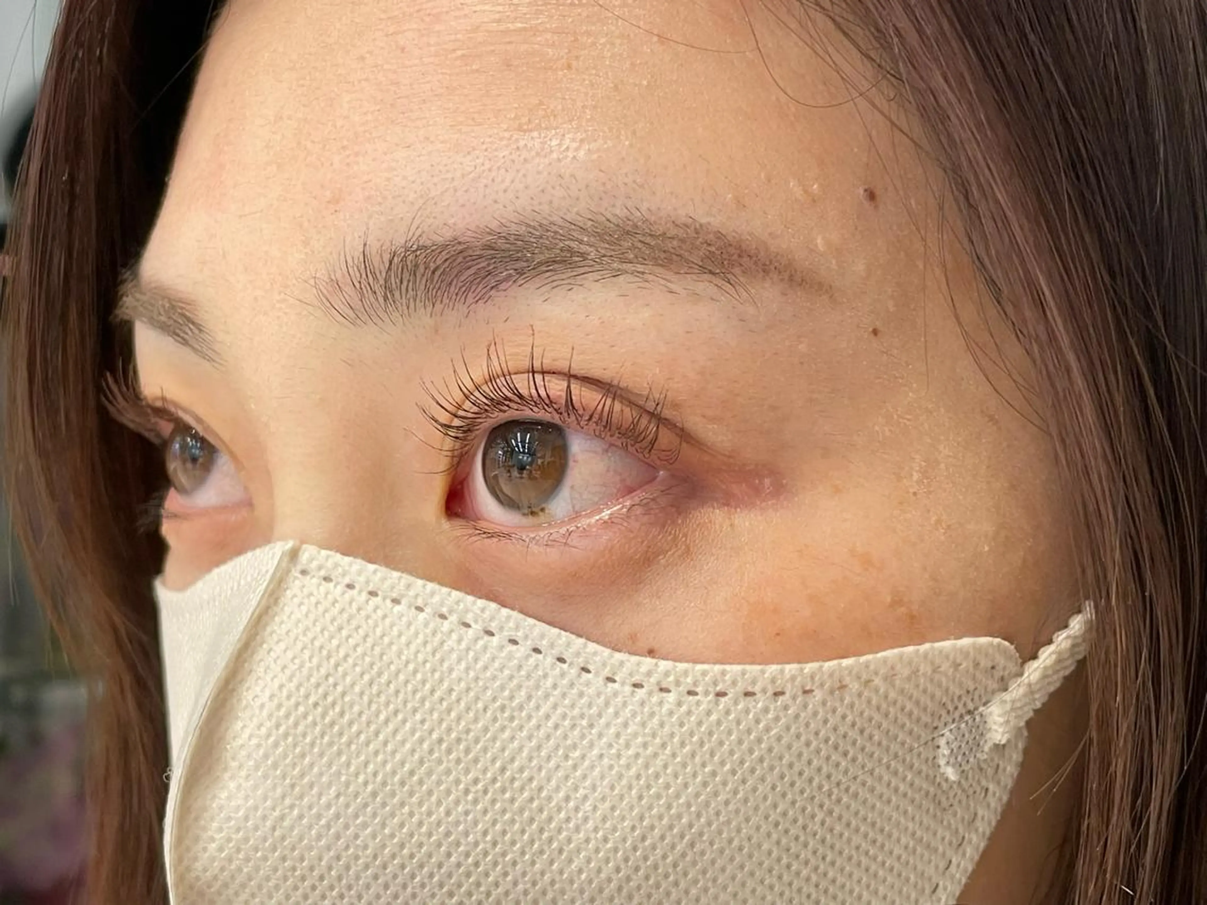 マツエク・マツパ あさひ かなのヘアスタイル