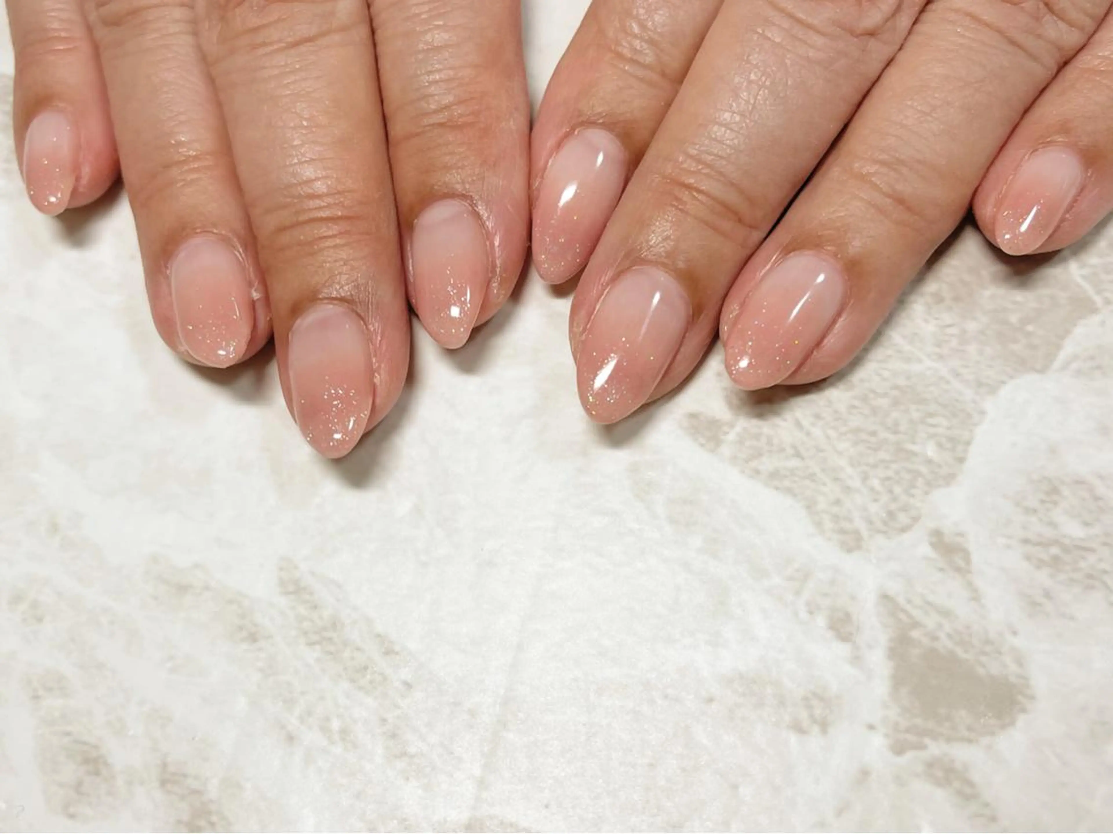ネイル フットネイル グラデーション ニュアンスネイル シンプルネイル 春ネイル ネイル フフラ所属・nail fufla ♡yamane♡のネイルデザイン