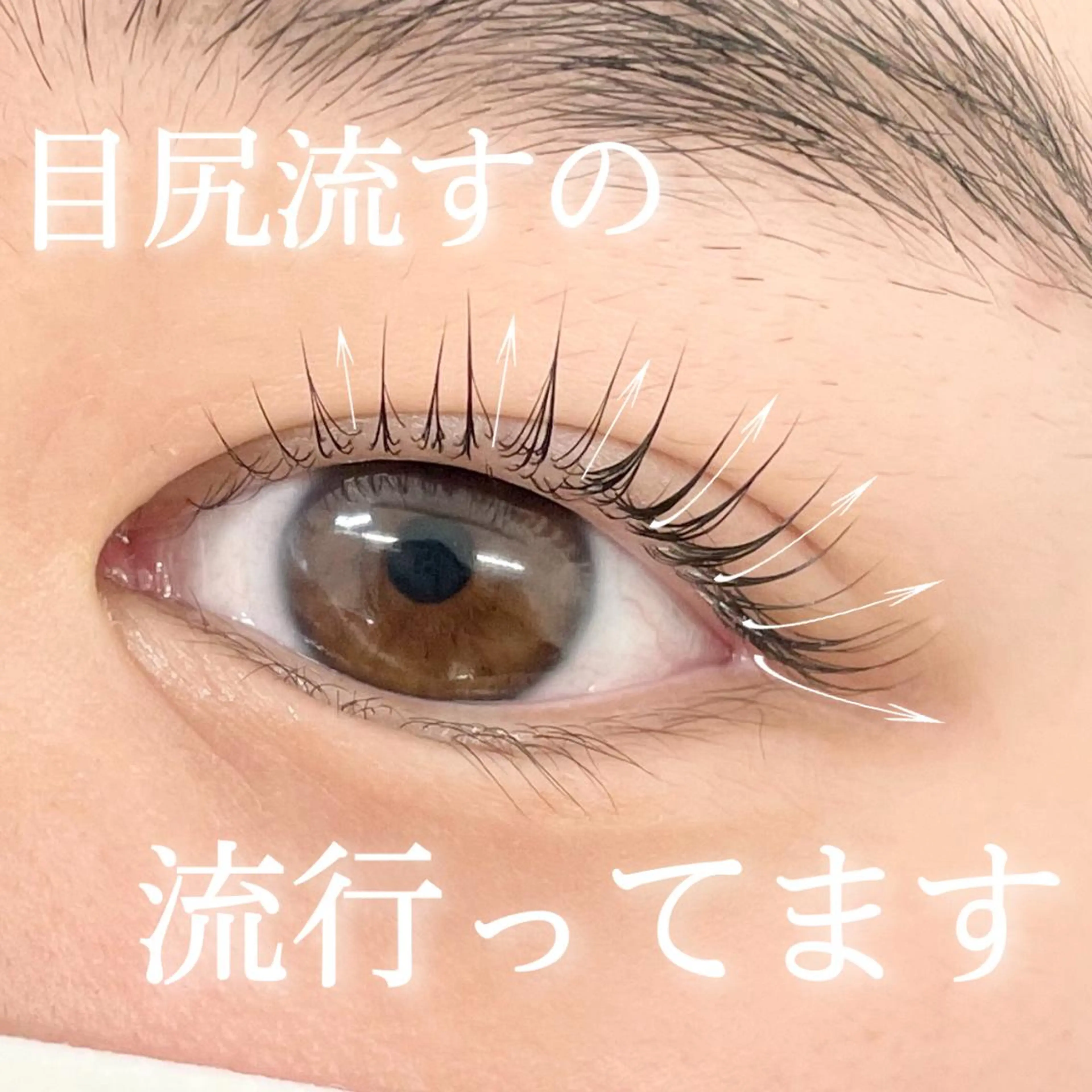 マツエク・マツパ アイブロウ MAUMU eyelash&eyebrow salon所属・𝙈𝙖𝙠𝙤 ꨄ 束感まつ毛 ꨄ北堀江のマツエク・マツパデザイン