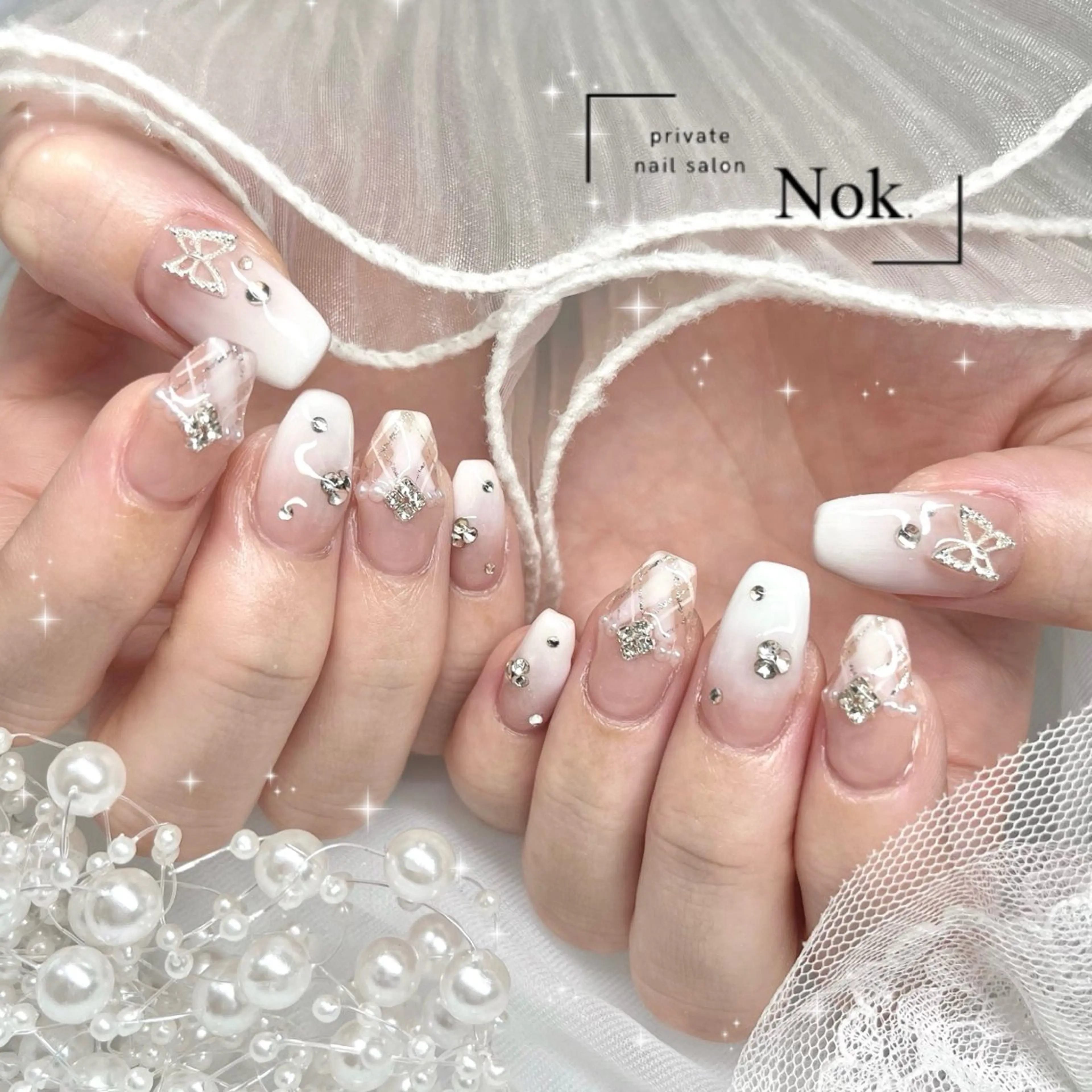 ネイル ハンドネイル 池袋痛ネイル Nok. 渡辺のネイルデザイン