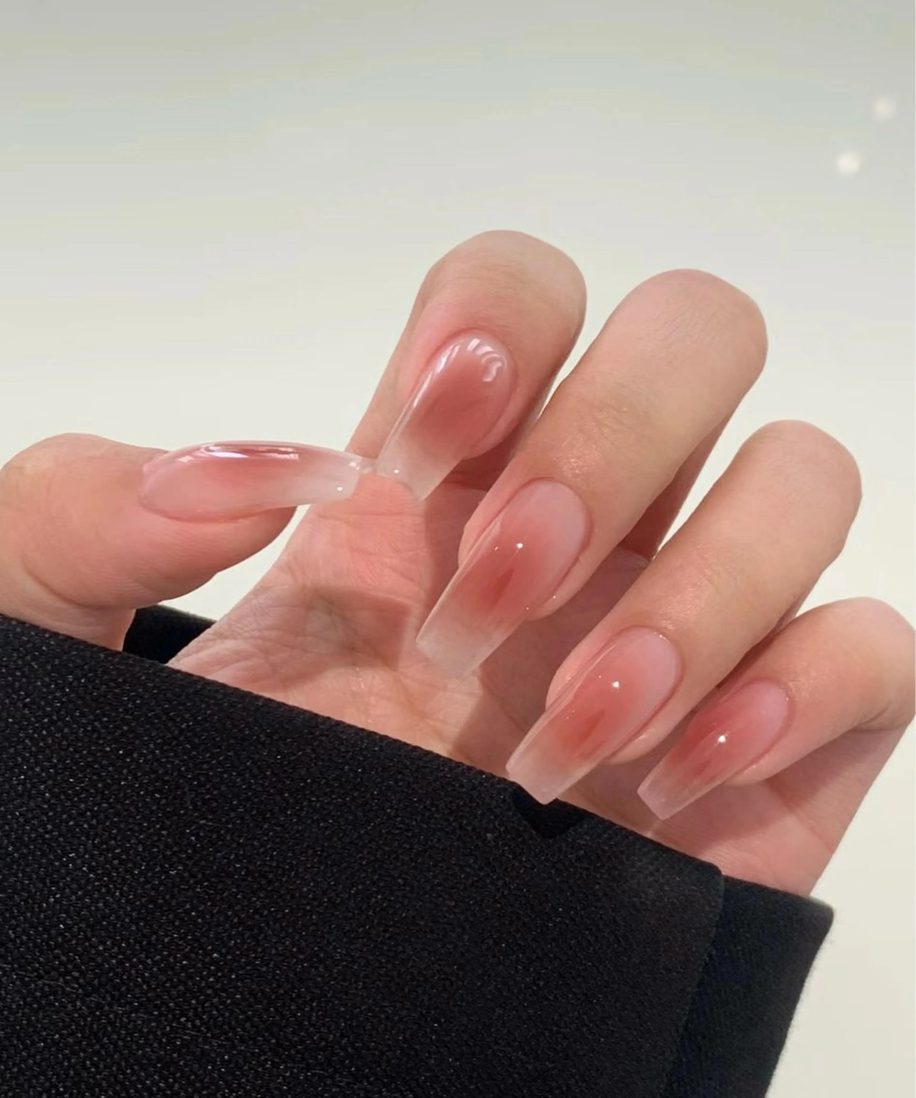 【チップジェル長さ出し】チークネイル¥14980→¥12980の写真