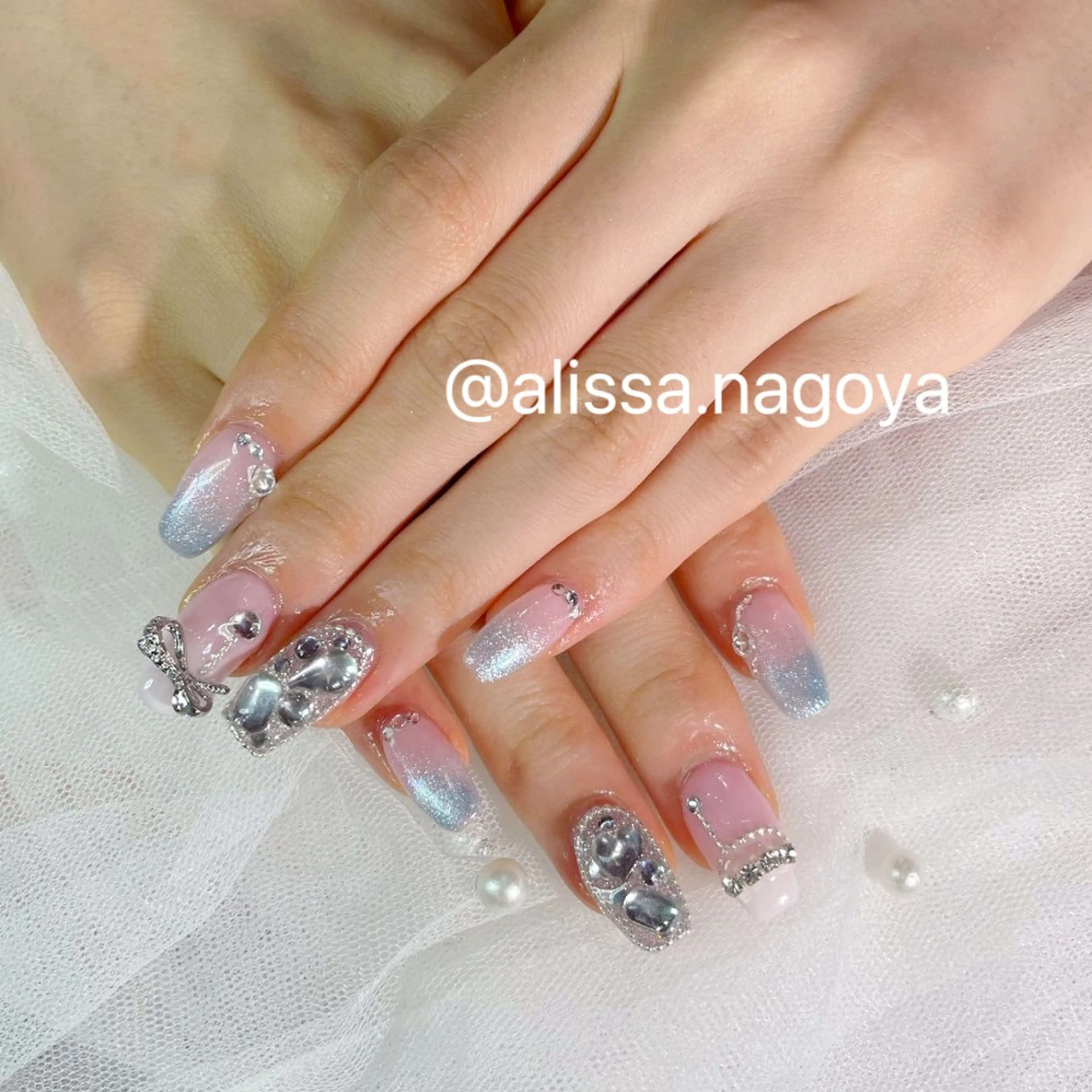 ネイル Alissa Nail所属・長さだし/新栄町駅 Alissaのネイルデザイン