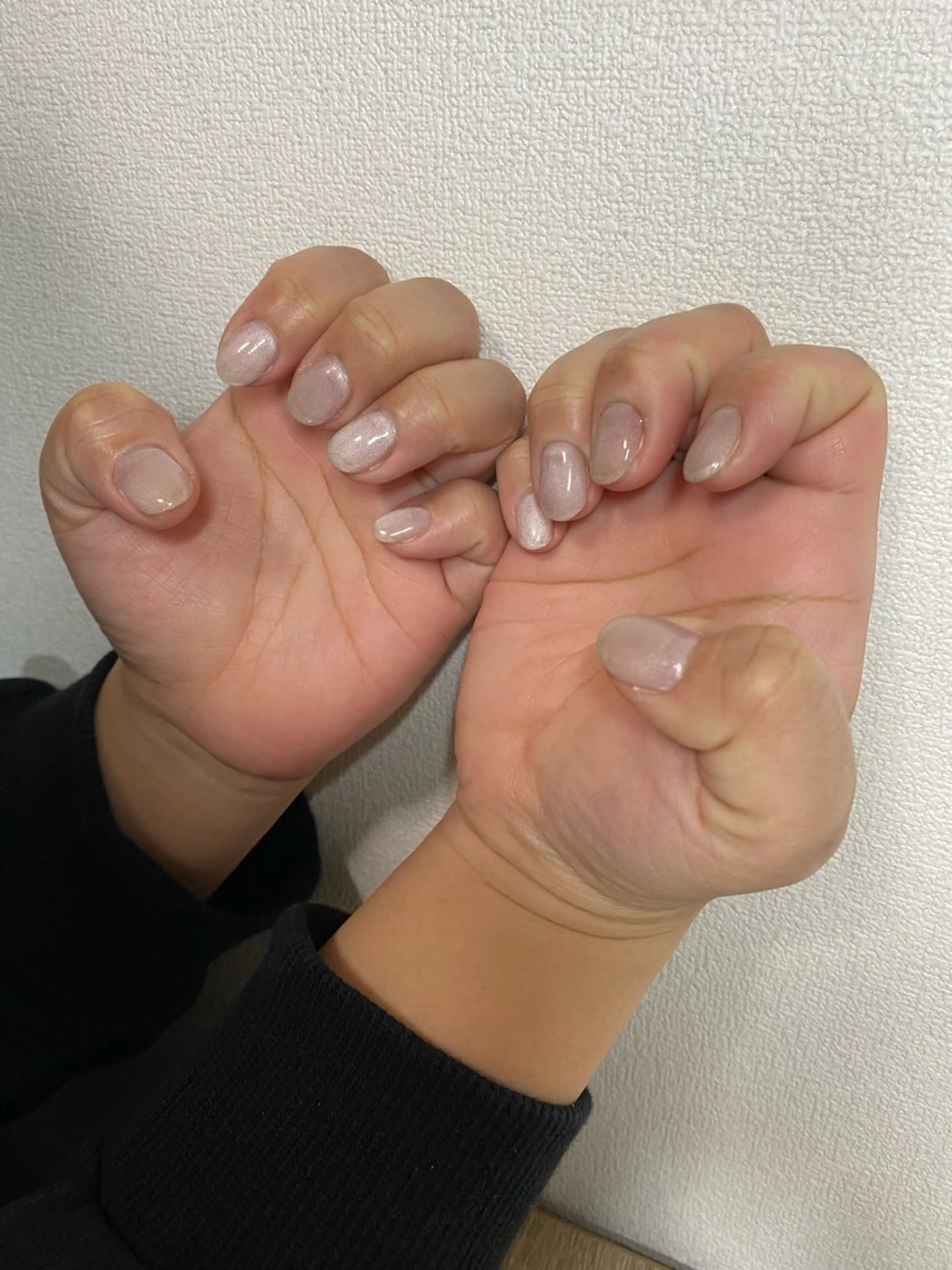 ネイル マグネットネイル シンプルネイル ハンドネイル 自宅サロン FeelFreeのマツエク・マツパデザイン