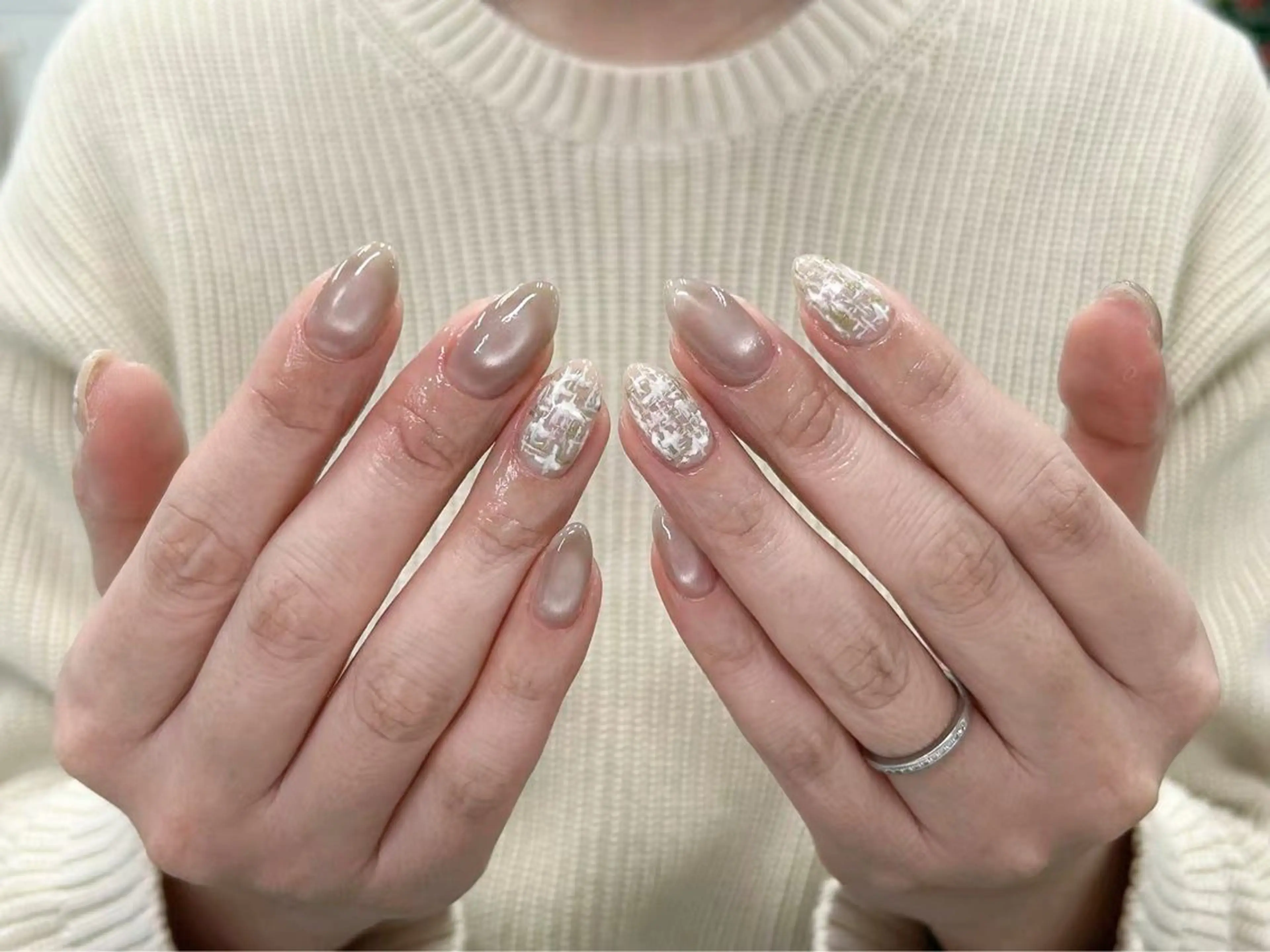 ネイル アートネイル フットネイル フレンチネイル ジェルネイル グラデーション ハンドネイル Egao Nail Salonのネイルデザイン