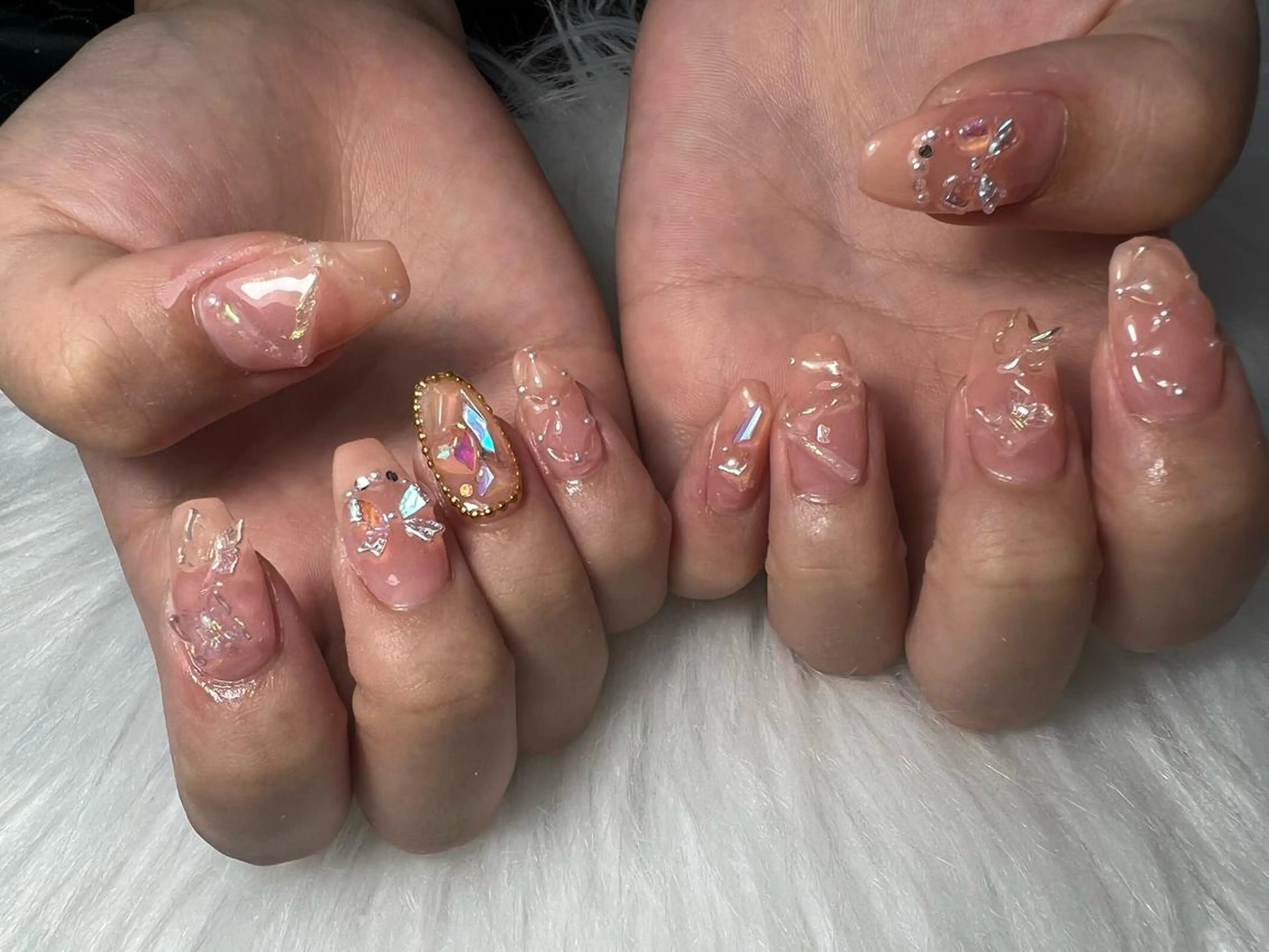 ネイル ハンドネイル Mana‪ ‪·͜· ❤︎‬のネイルデザイン