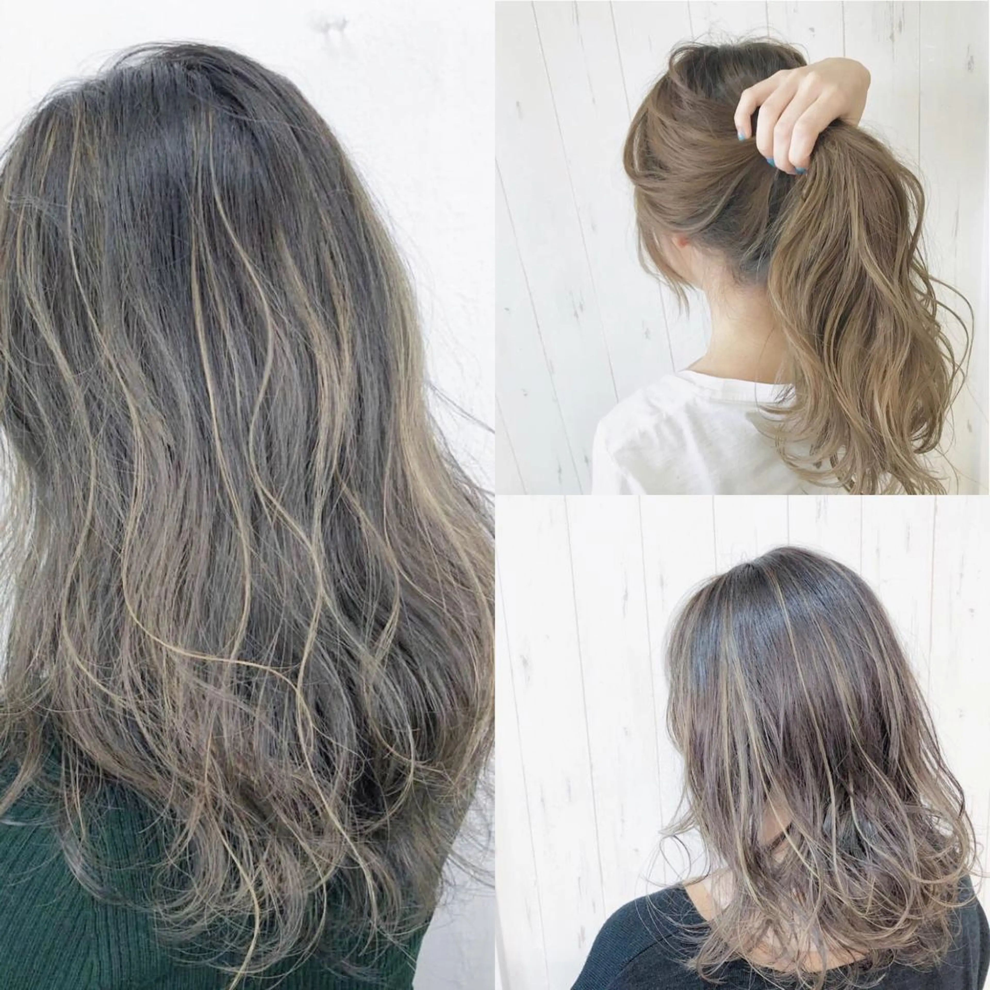 セミロング カラー ハイライトカラー 外国人風カラー ハイライト メンズ特化/パーマ/ 骨格矯正カット/真人のヘアスタイル