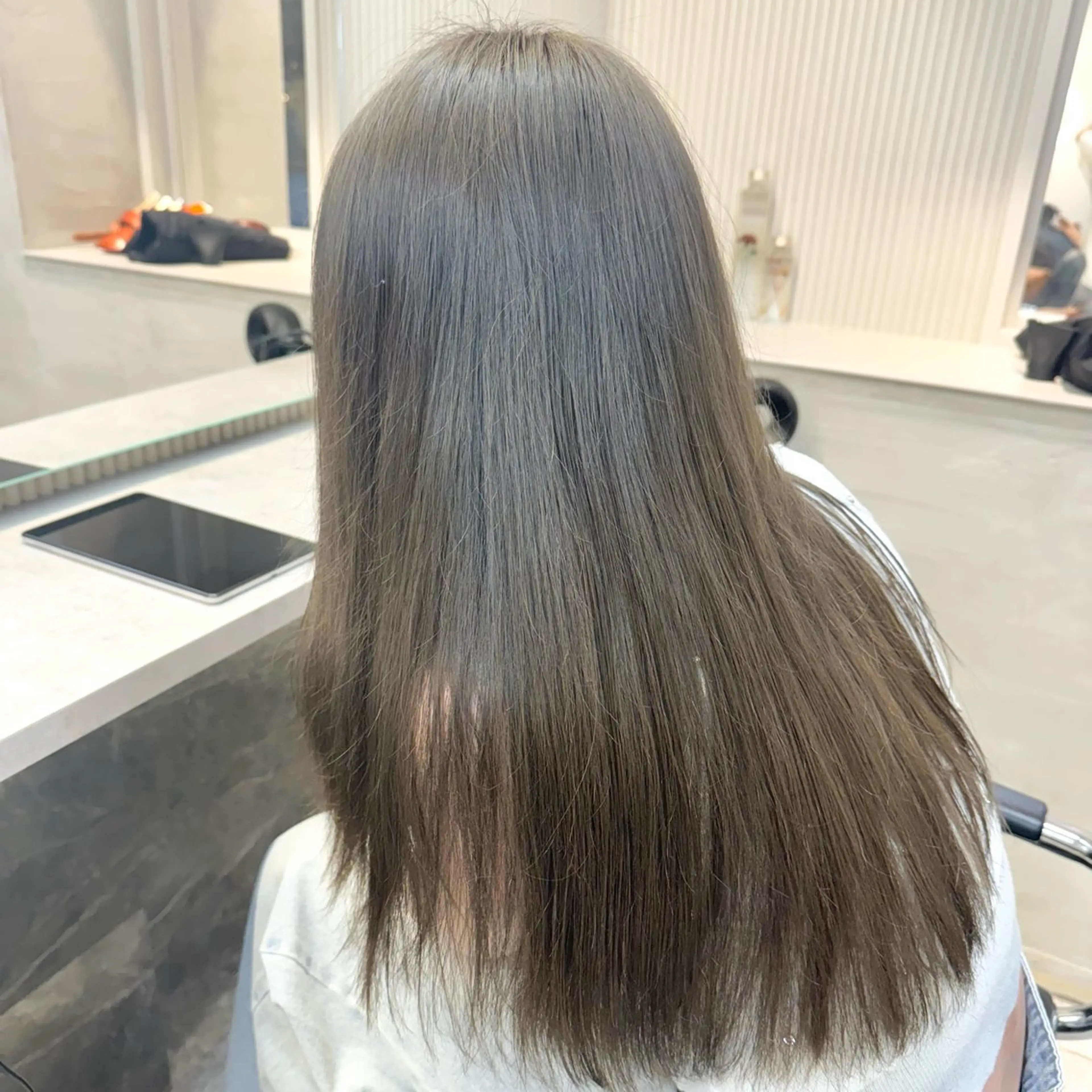 ロング カラー 髪質改善 トリートメント カット ヘアカラー トリートメント ヘッドスパ 木原良 (キハラ リョウ)のヘアスタイル