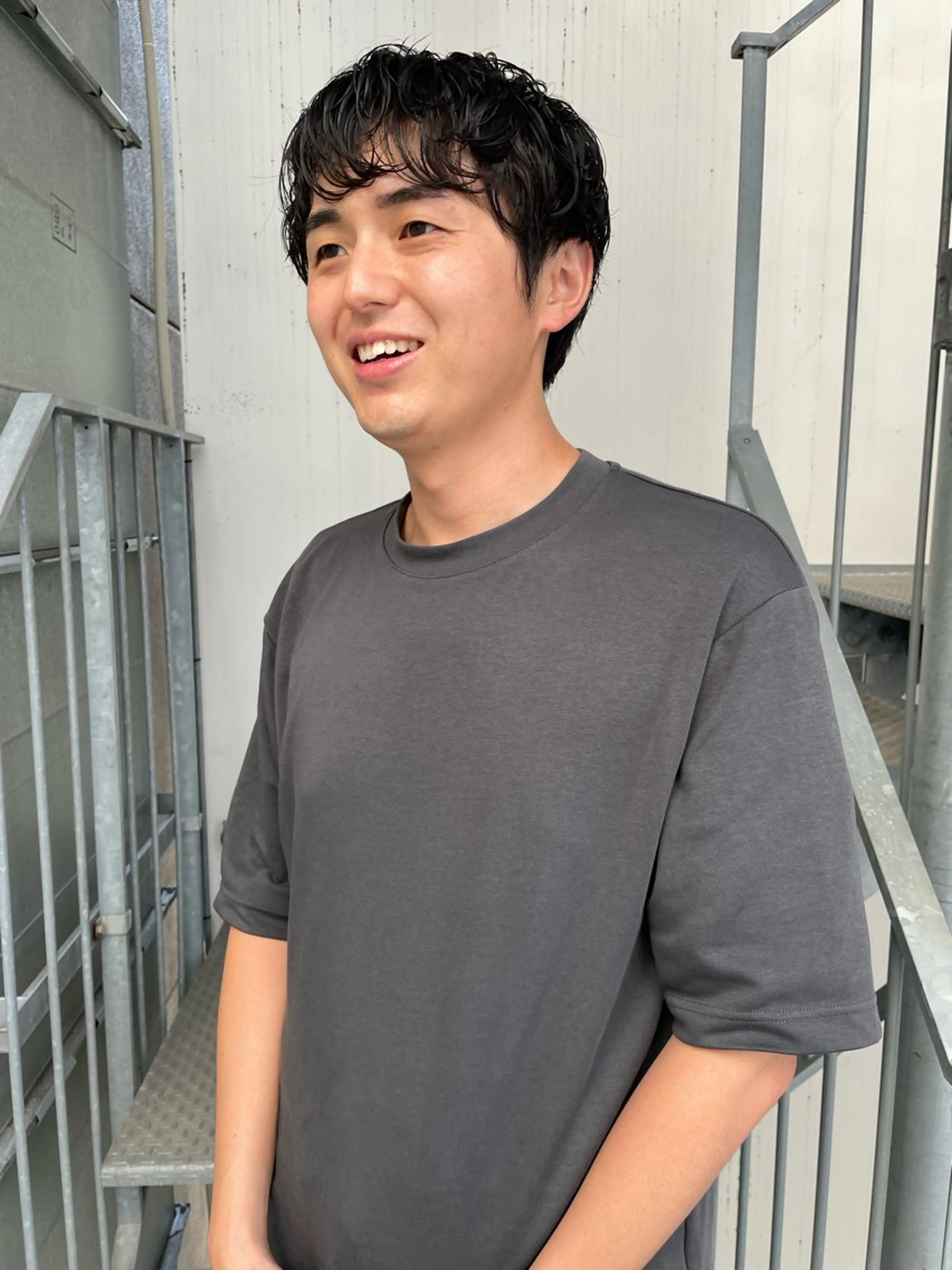 パーマ メンズ カット SITEN 淀屋橋 /肥後橋きべひろまさのヘアスタイル