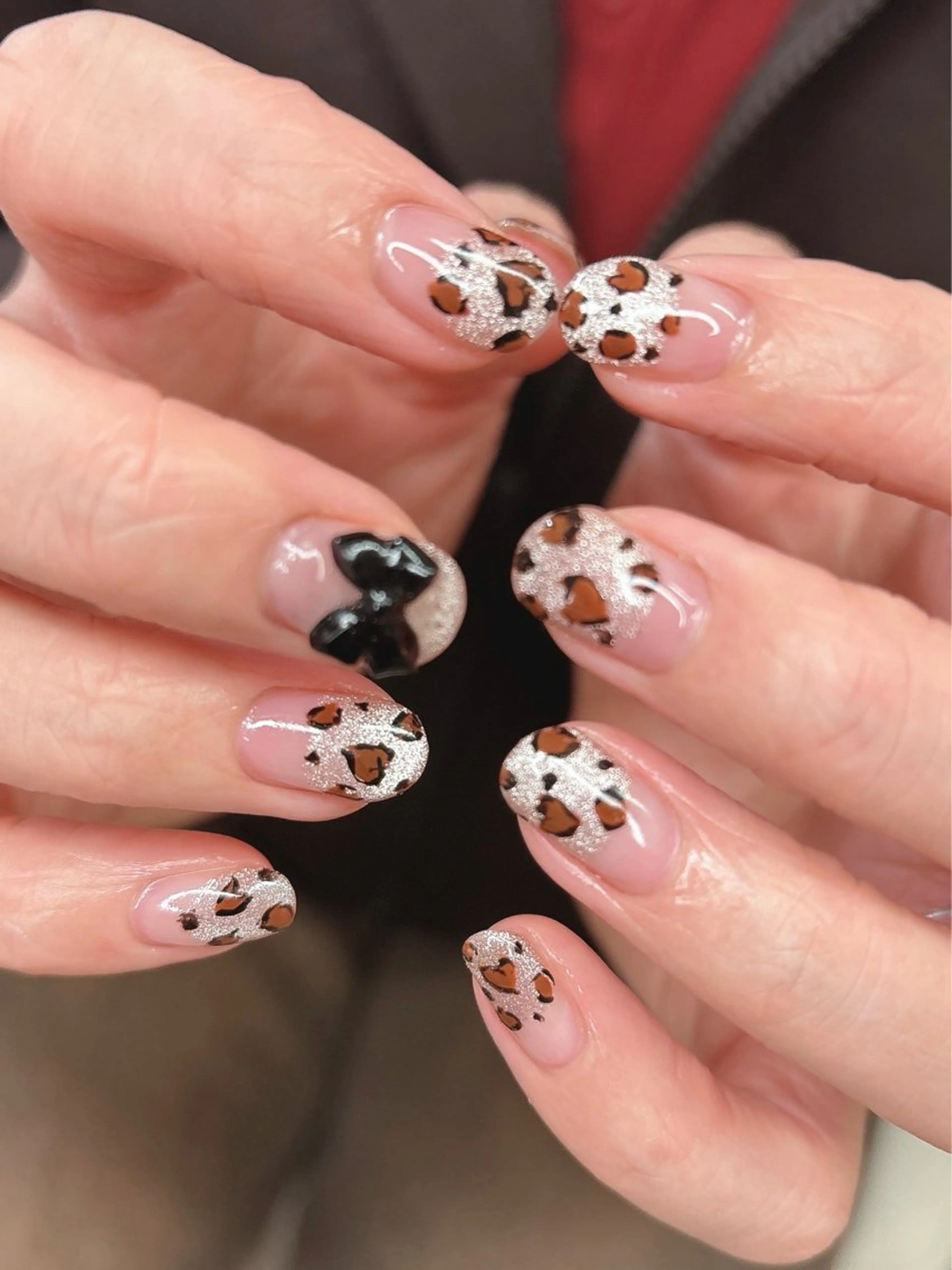 ネイル アニマル柄 ハンドネイル nails 🎀meのネイルデザイン