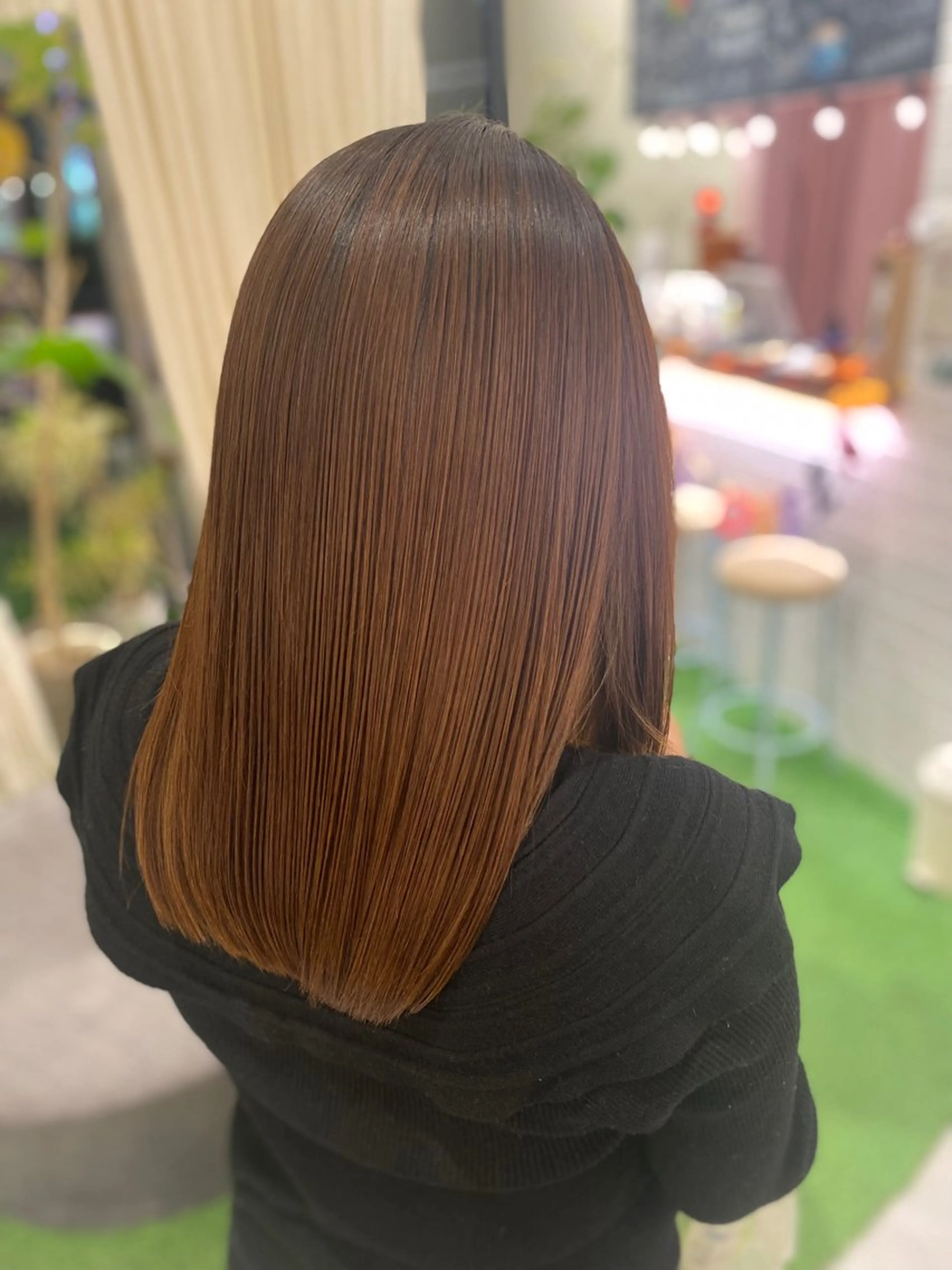 ロング カラー レイヤーカット✨ 艶髪藤野のヘアスタイル