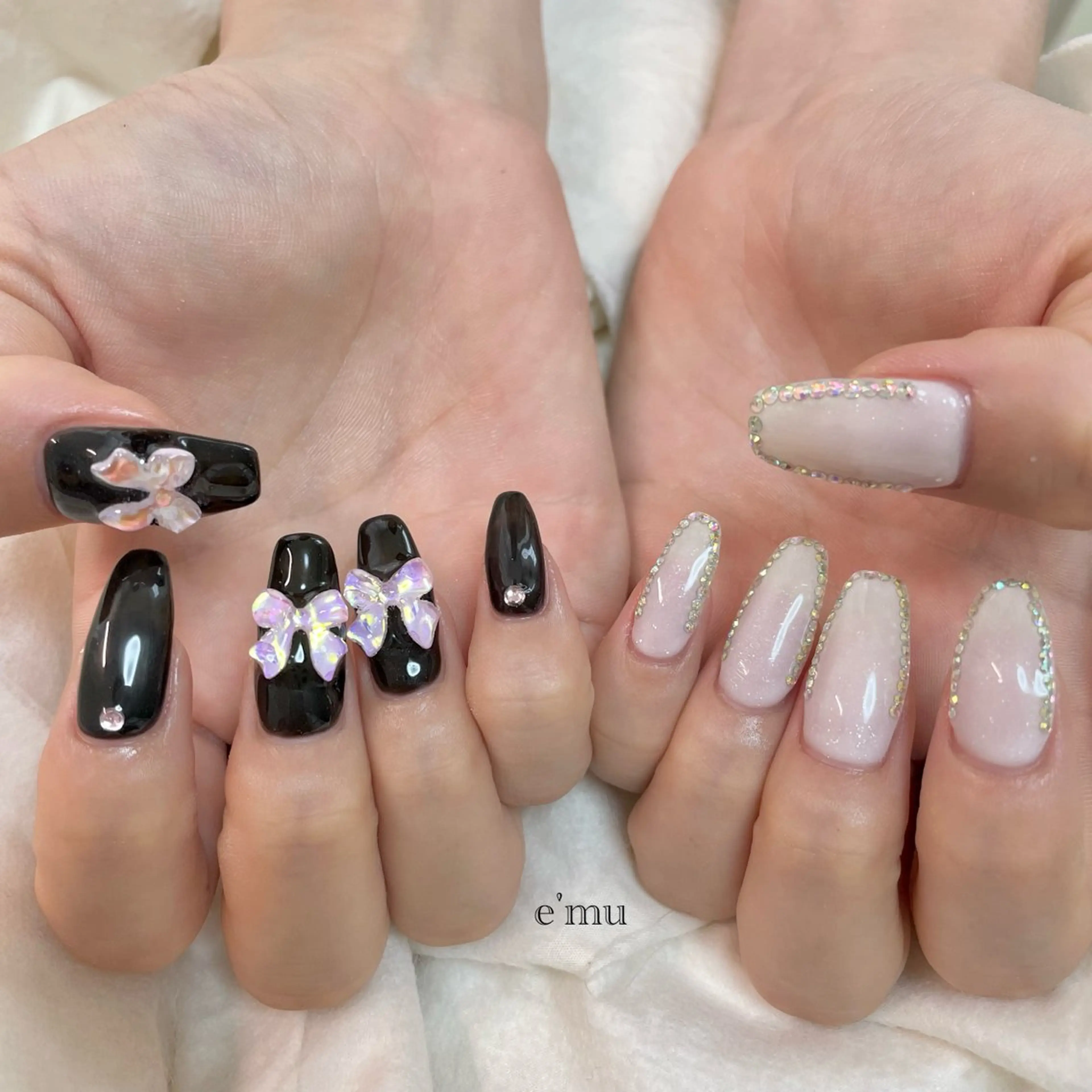 ネイル 韓国ネイル ハンドネイル nail salon e'mu💐のネイルデザイン