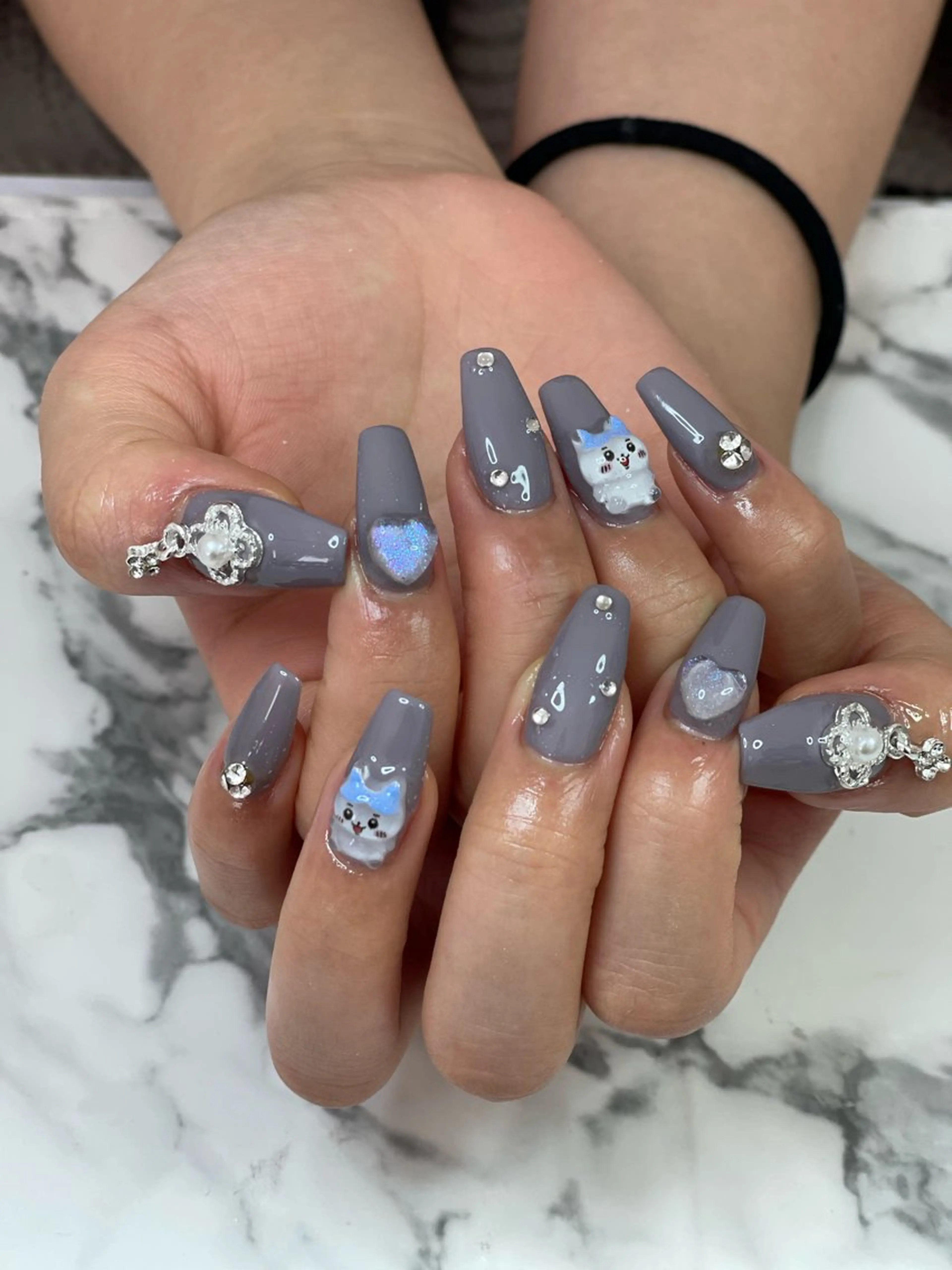 ネイル 長さ出し RUARI RISAのネイルデザイン