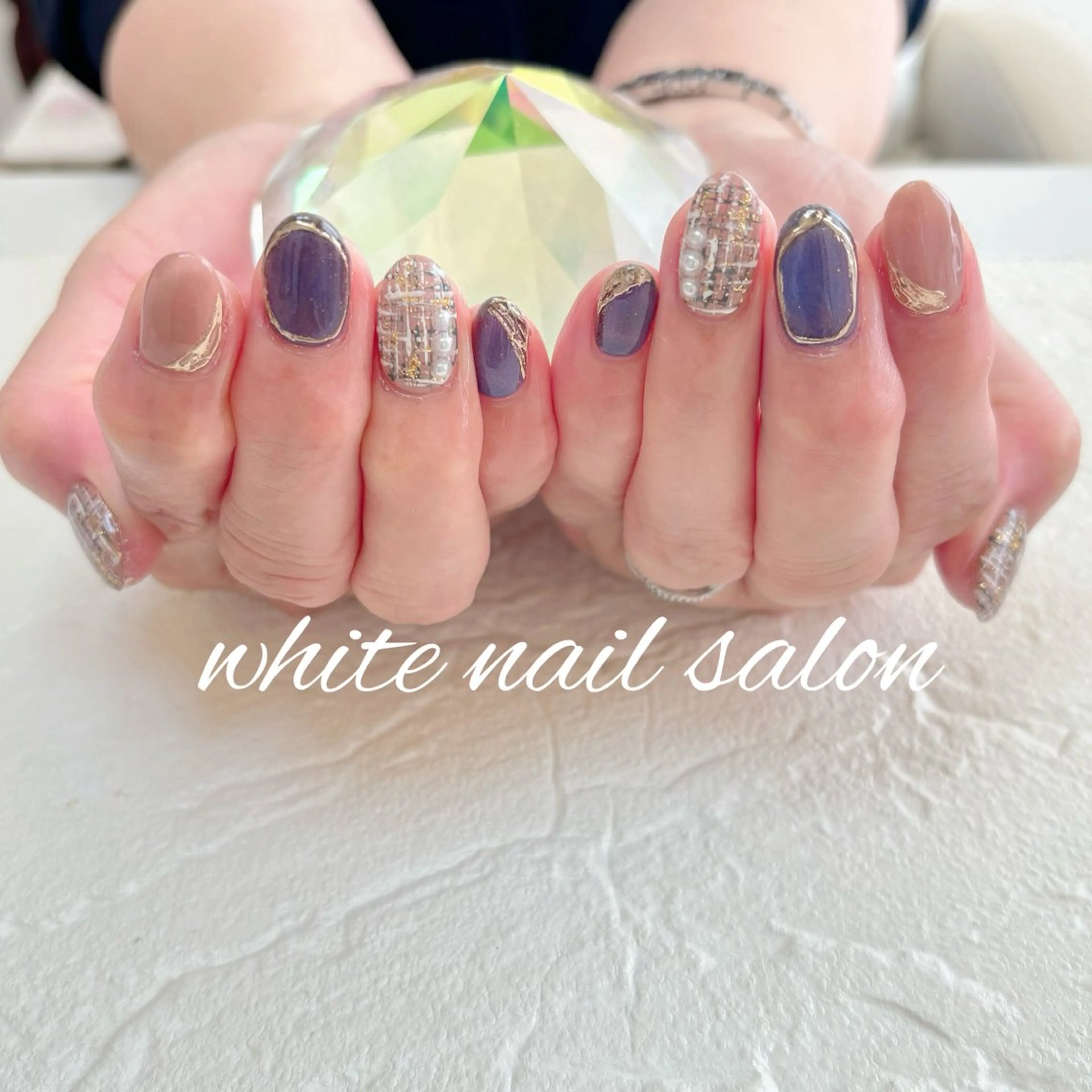 ネイル フットネイル ハンドネイル white nail salonのネイルデザイン
