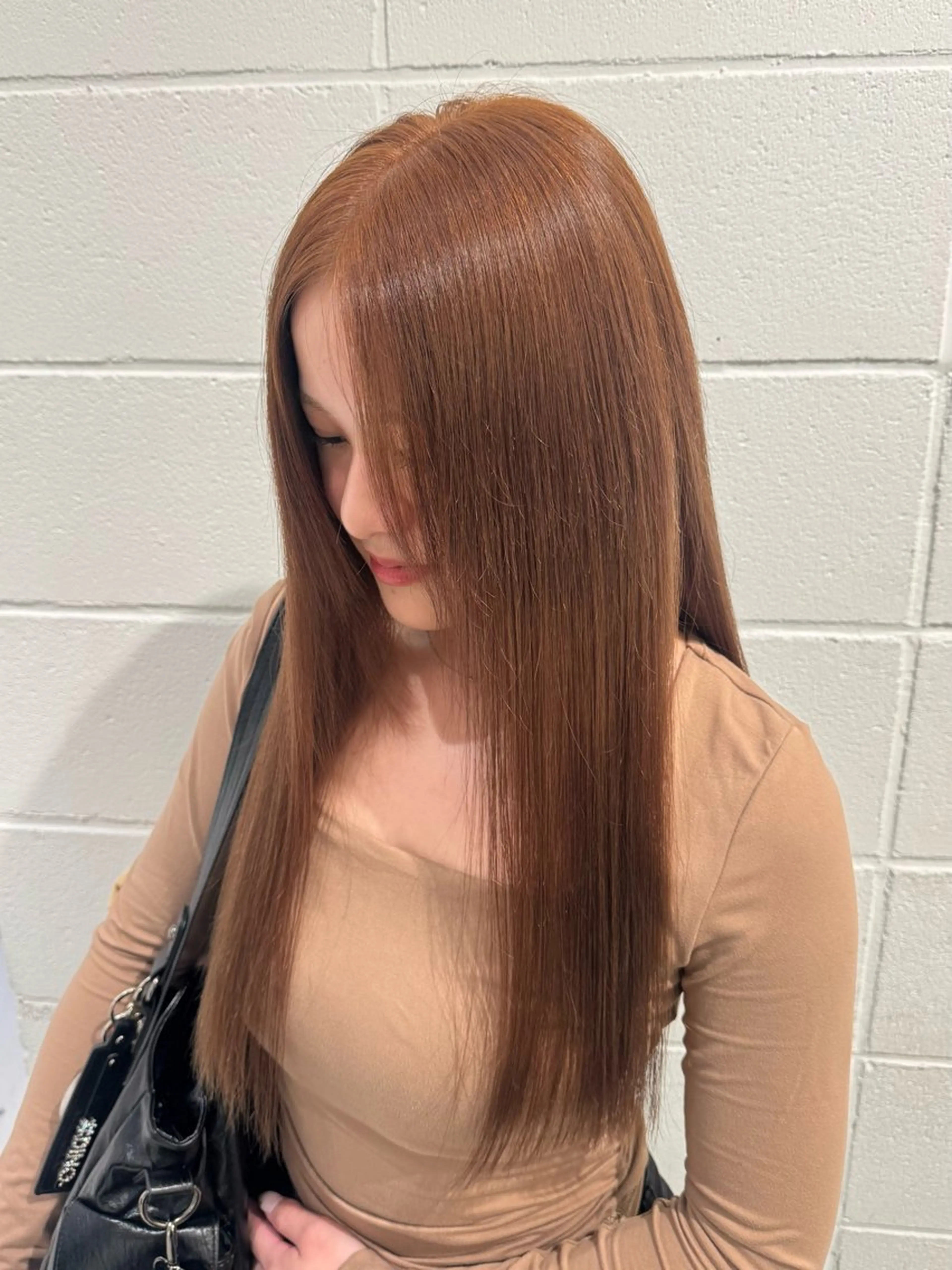 ロング カラー ヘアカラー 原宿 ツヤカラー🫧 ちり🍎のヘアスタイル