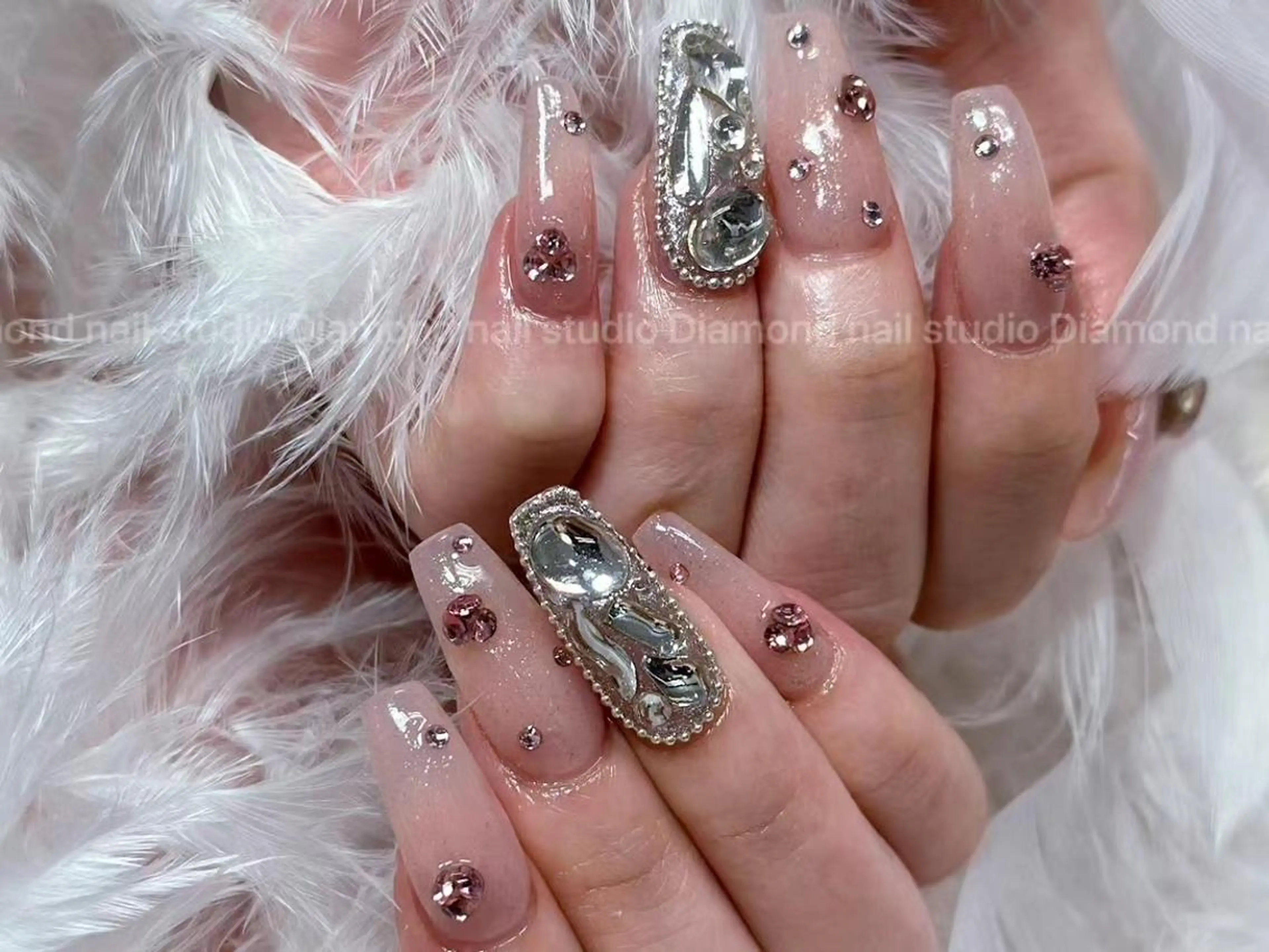 ネイル ハンドネイル DIAMOND 💦のネイルデザイン