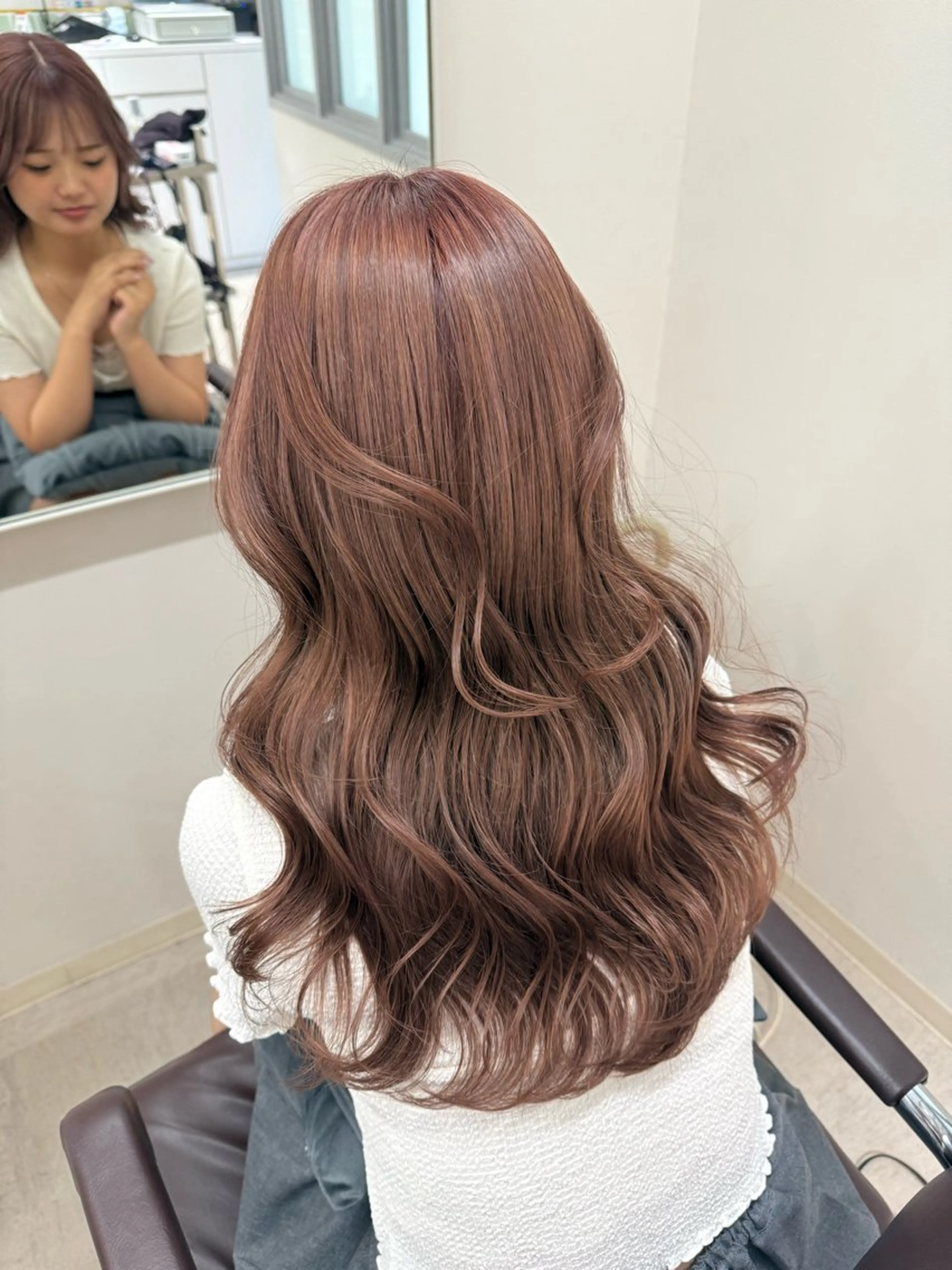 ロング カラー ヘアカラー 🌻Reina 艶カラー/髪質改善のヘアスタイル