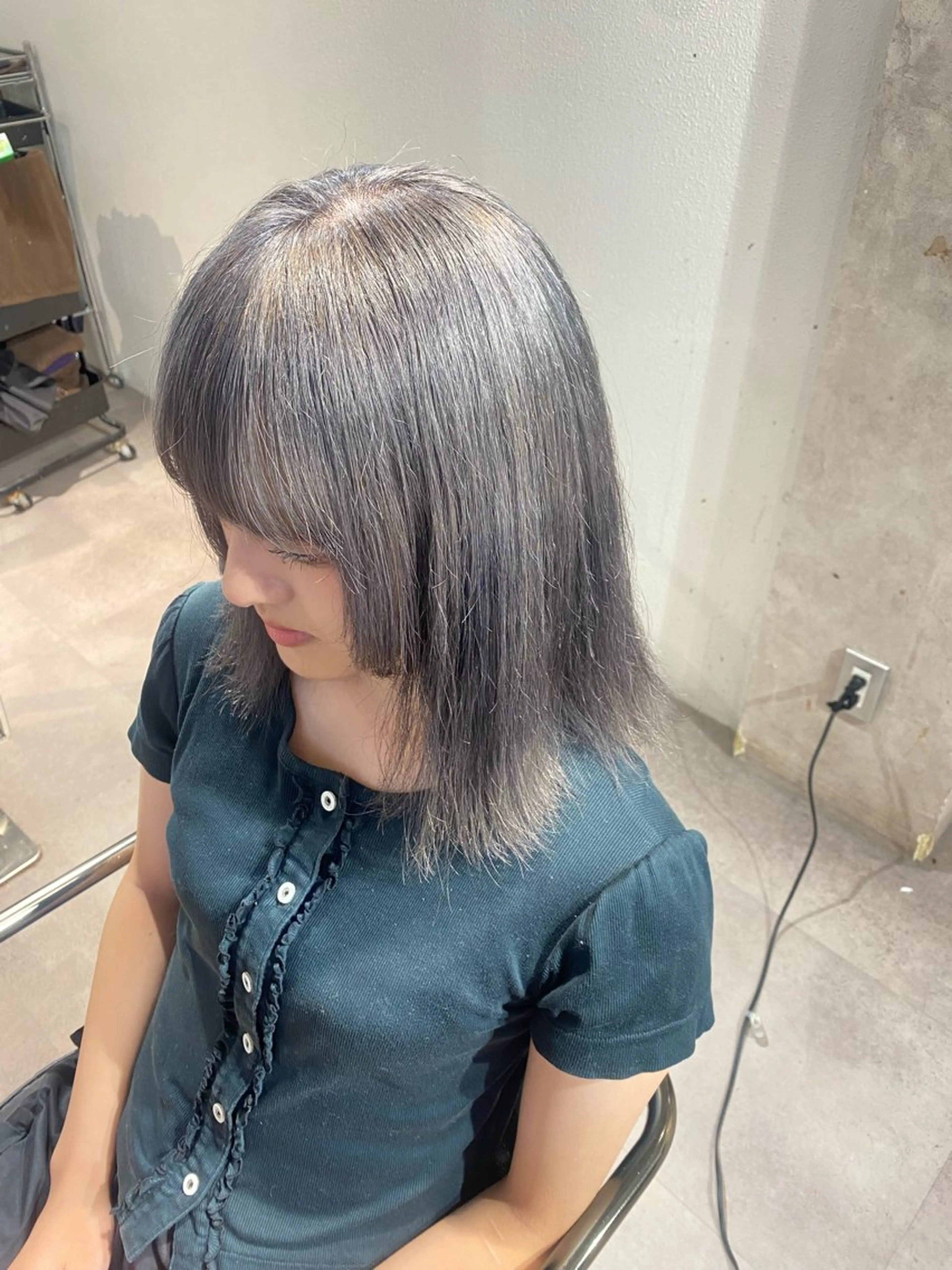 カラー ヘアカラー ヘアセット Seleneコウキ ブリーチ/ハイトーンのヘアスタイル