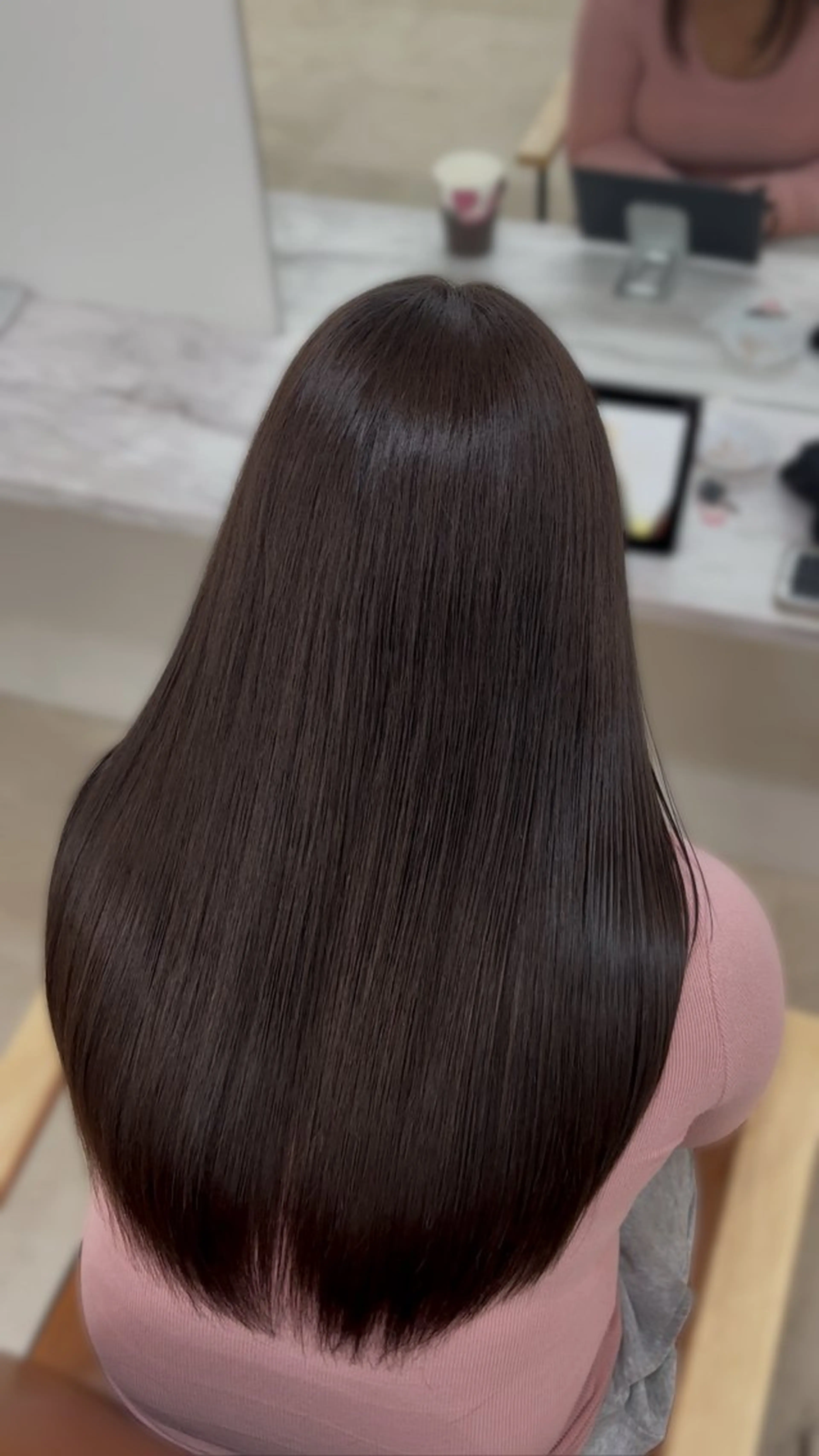 ロング カット ヘアカラー Angelica manaのヘアスタイル