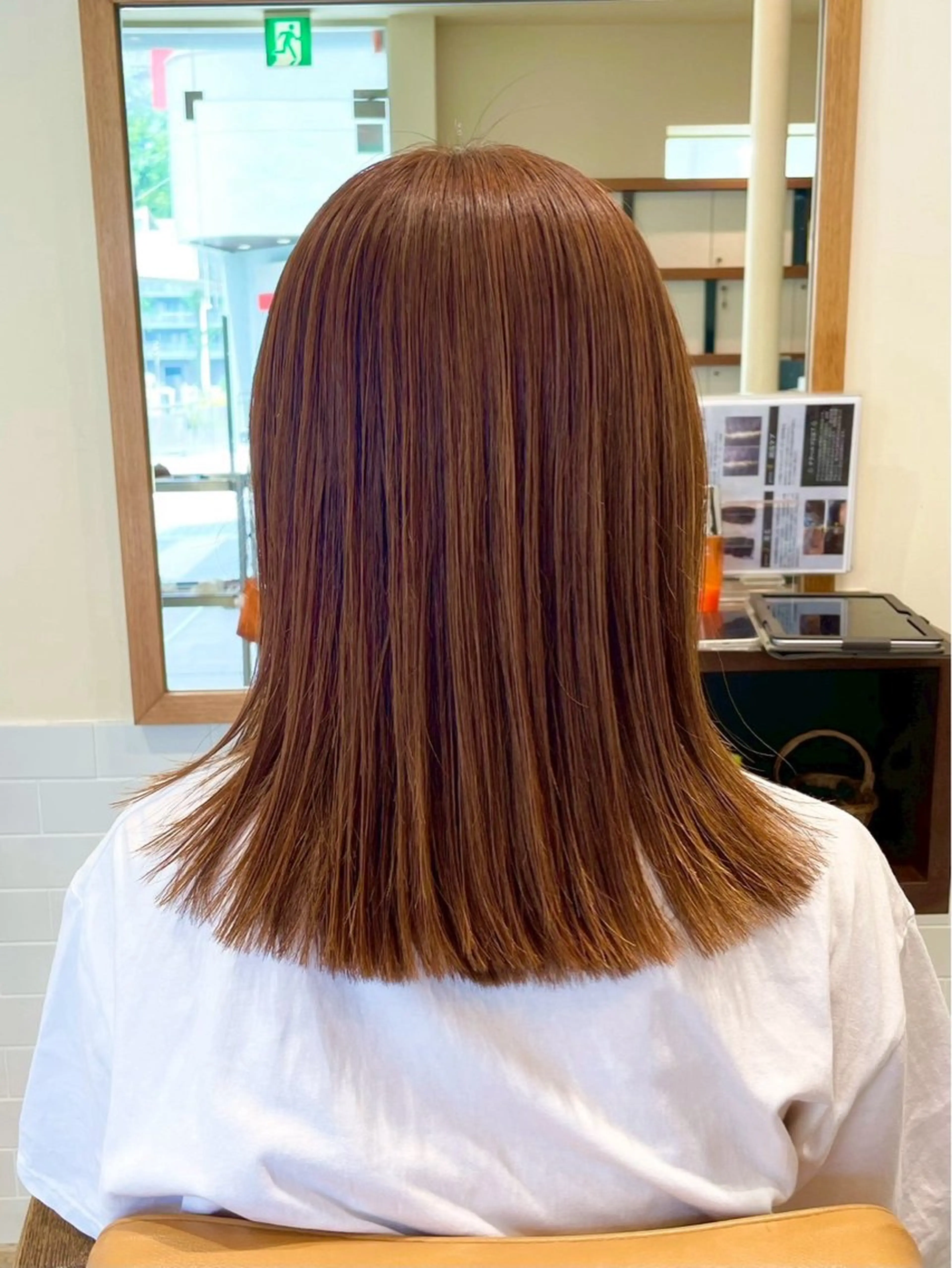 ミディアム カラー 透明感カラー/ 艶カラー/ここ🍒のヘアスタイル