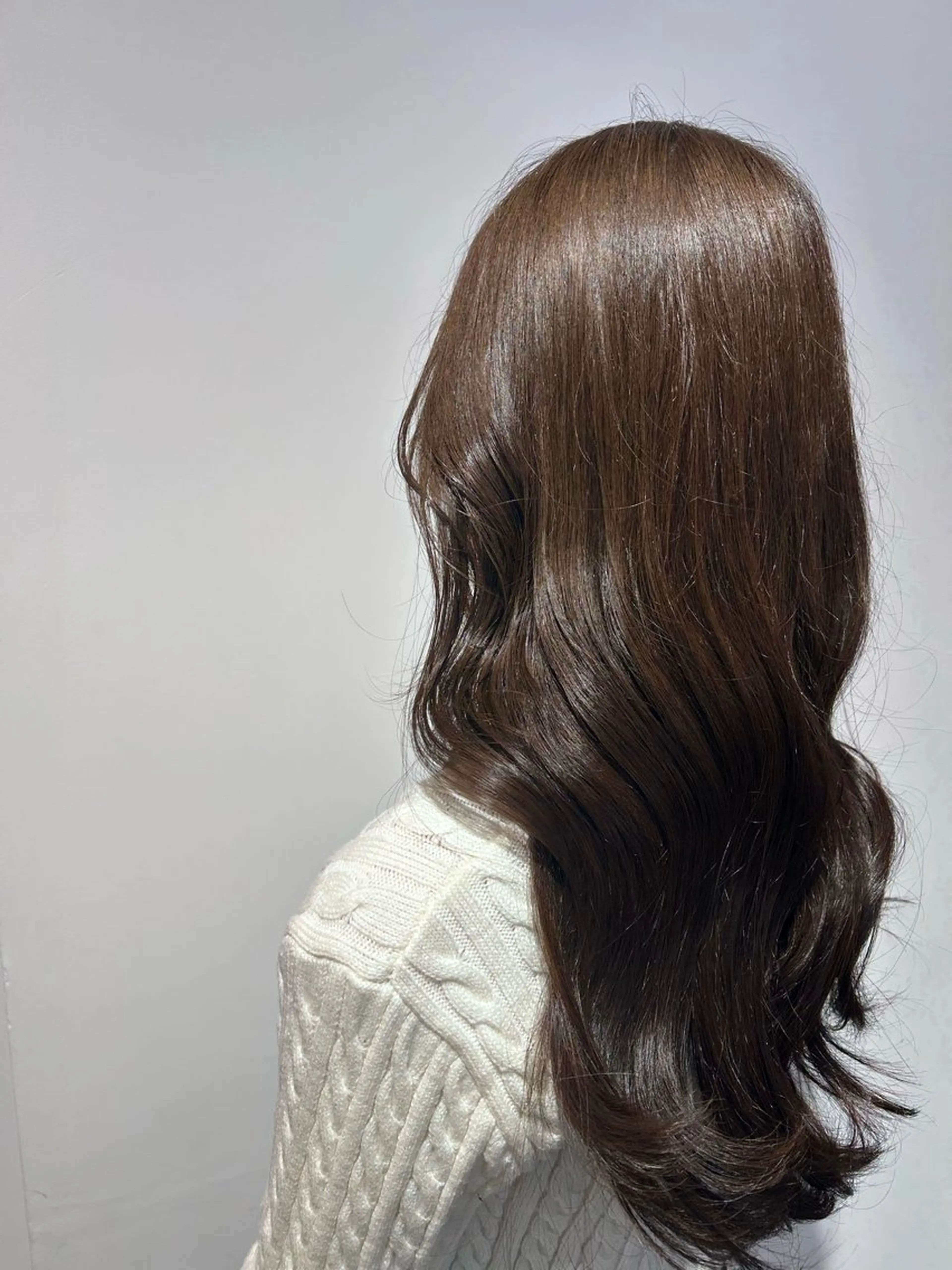 ロング カット ヘアカラー トリートメント 蓮池 愛海のヘアスタイル