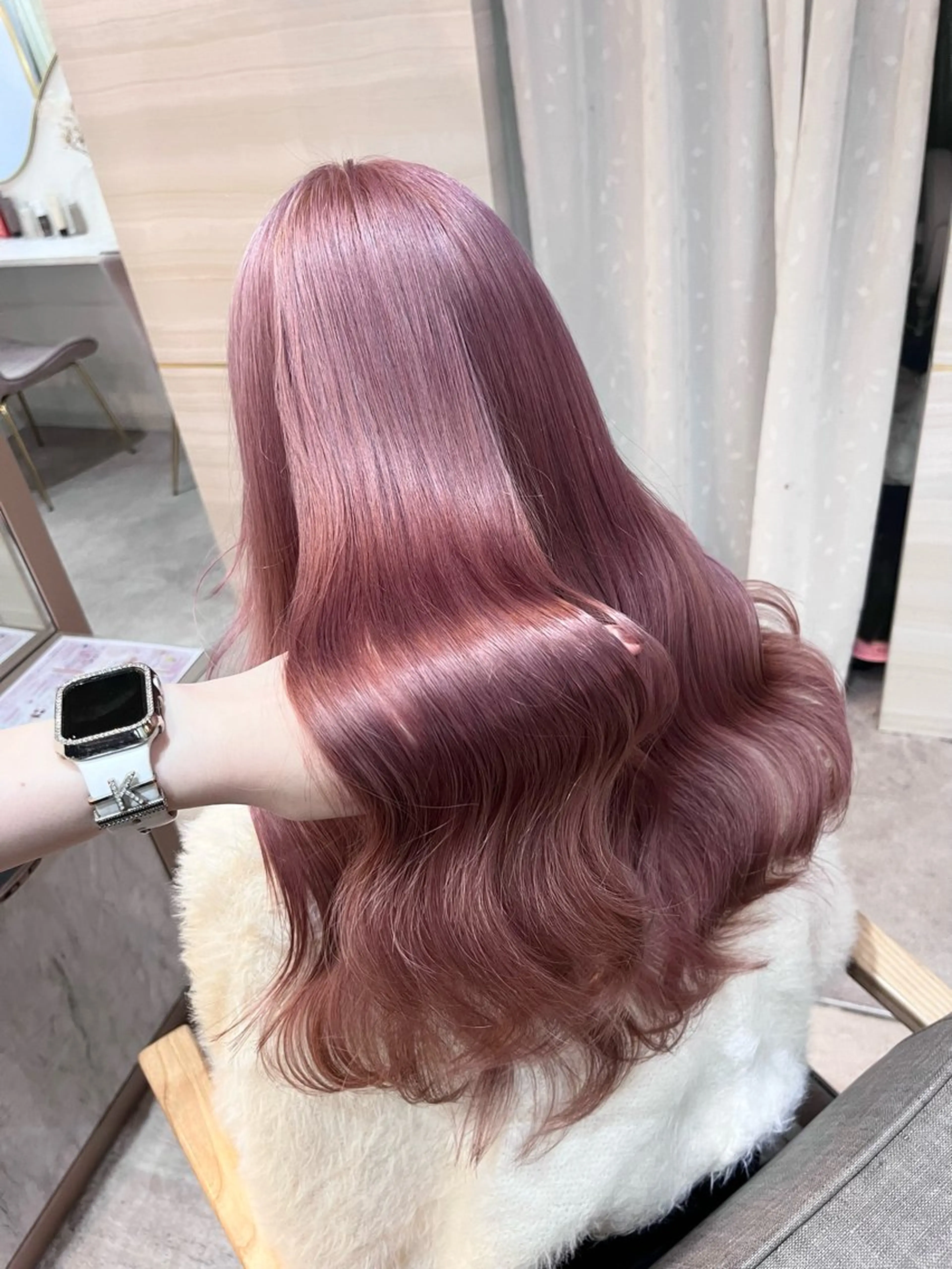 ロング カラー 💘Kurea💘 艶髪/韓国/暗髪のヘアスタイル