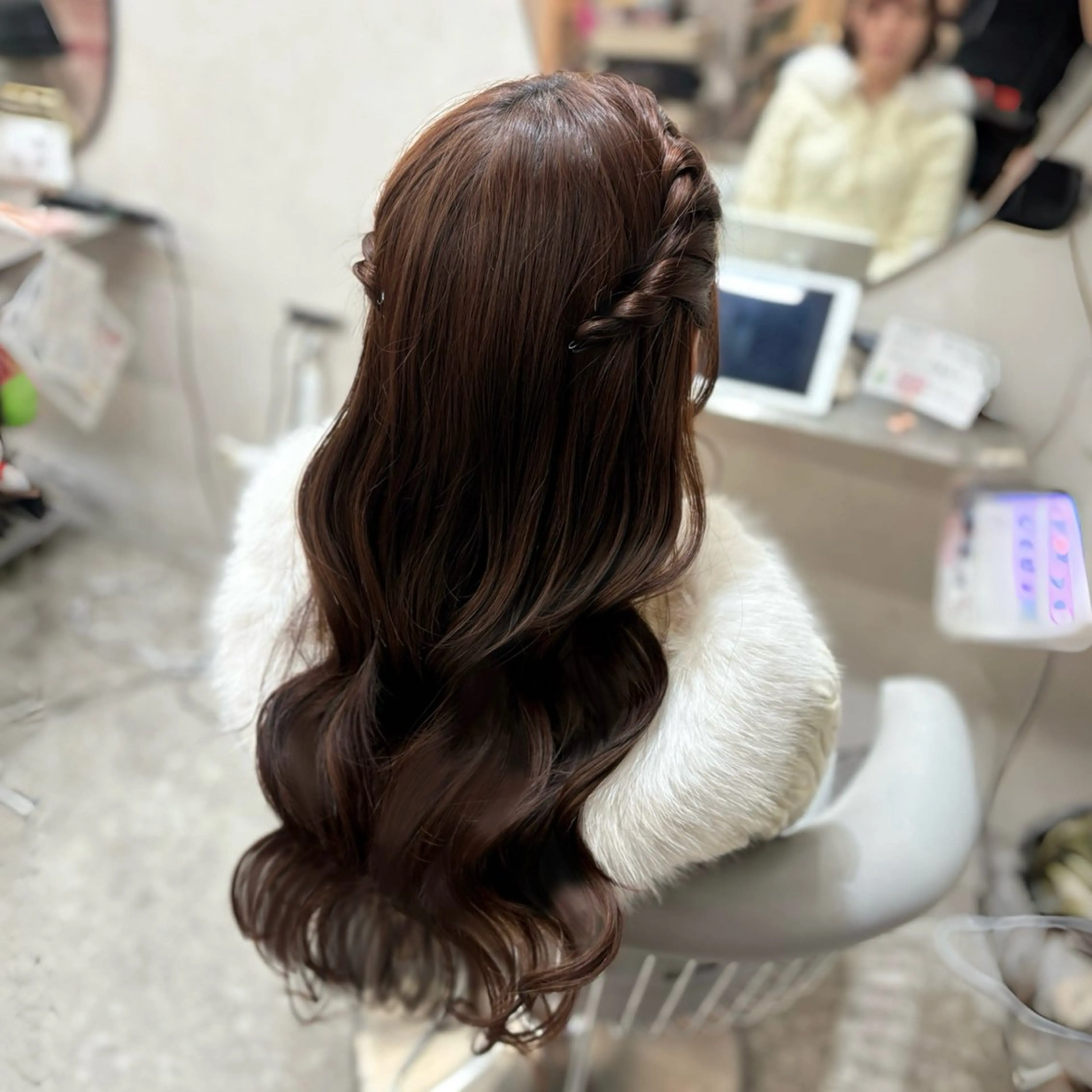 ロング ヘアアレンジ ヘアセット 💘Rei💘新宿/ アレンジ/艶カラーのヘアスタイル