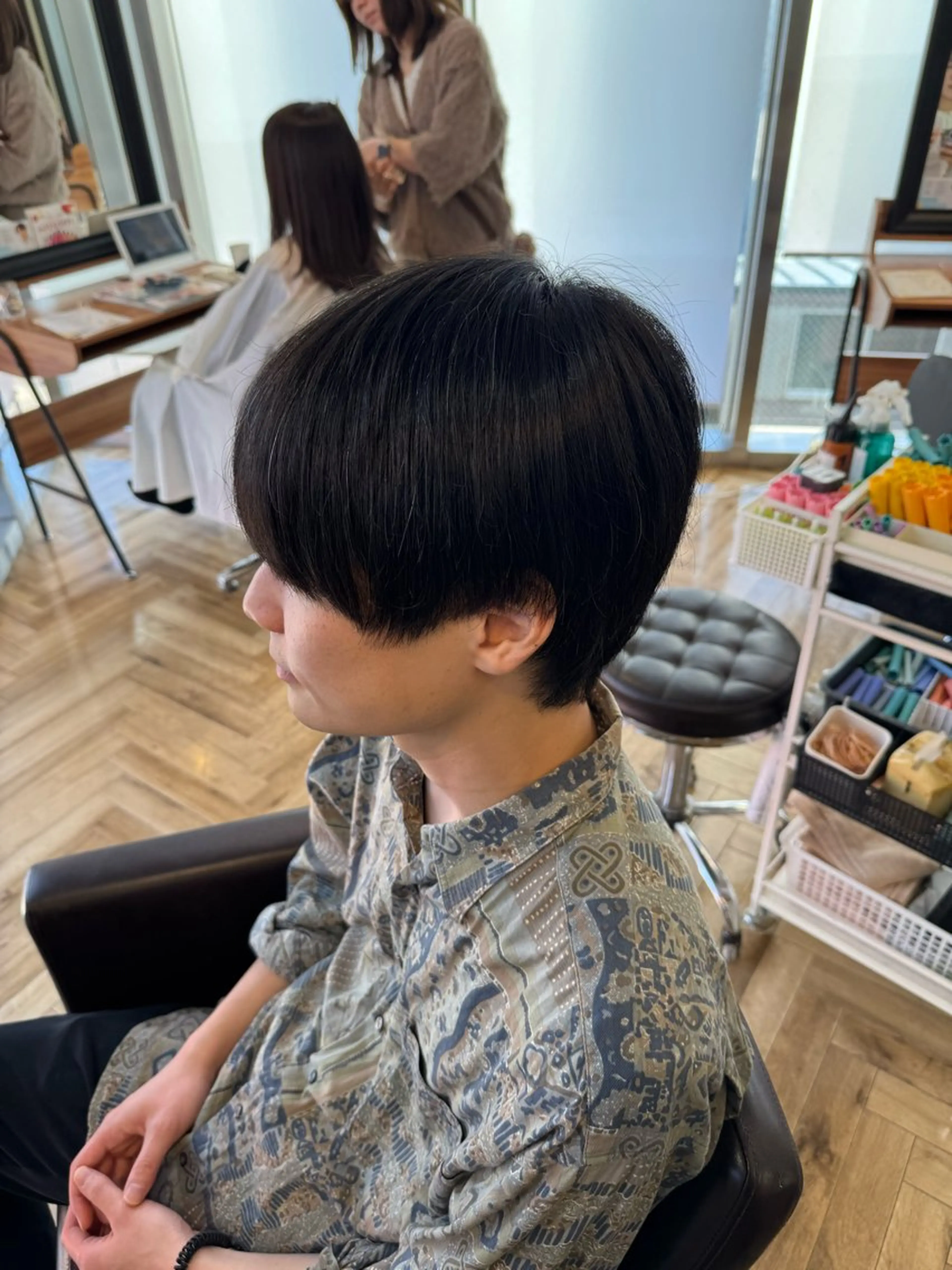 ショート カット トリートメント 佐藤景流/髪質改善/ 艶髪/メンズのヘアスタイル